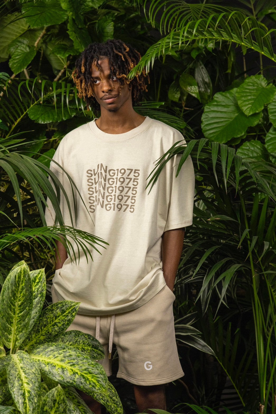 WAVE LOGO PIGMENT T SHIRT