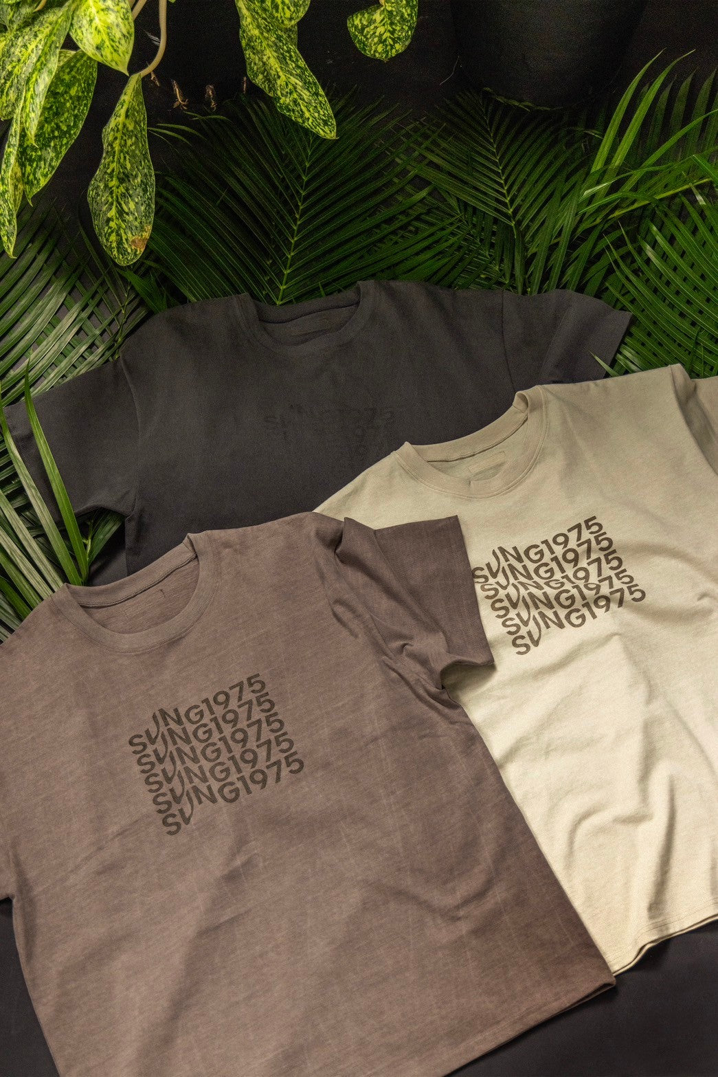 WAVE LOGO PIGMENT T SHIRT