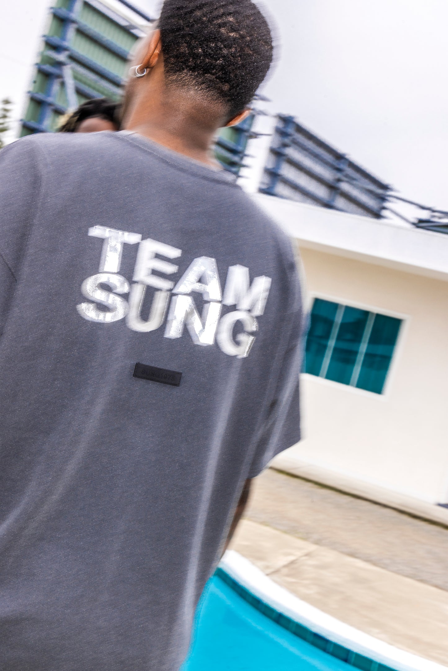 SILVER MARK FADED TEAM TEE