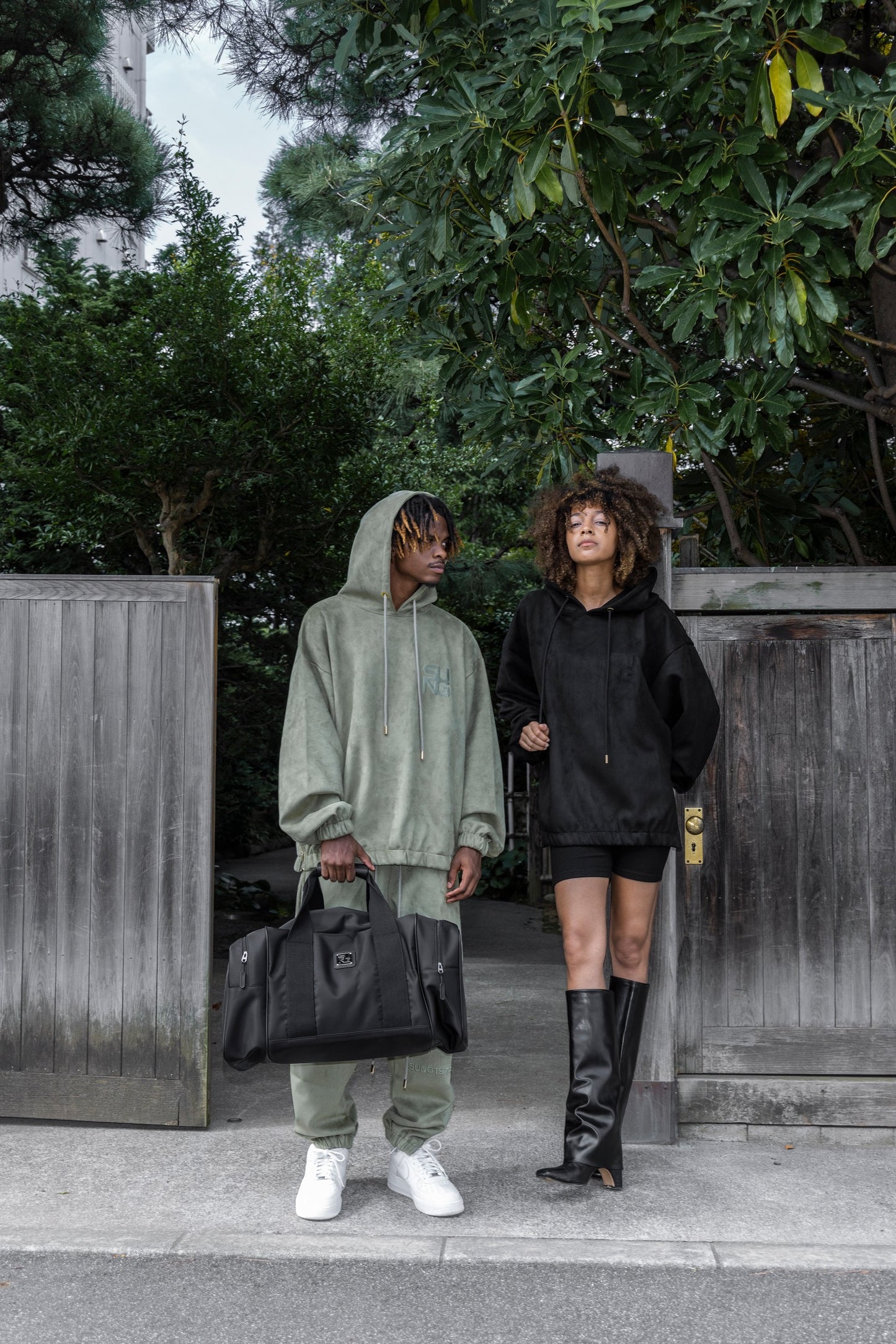 Human Flow Boston Bag