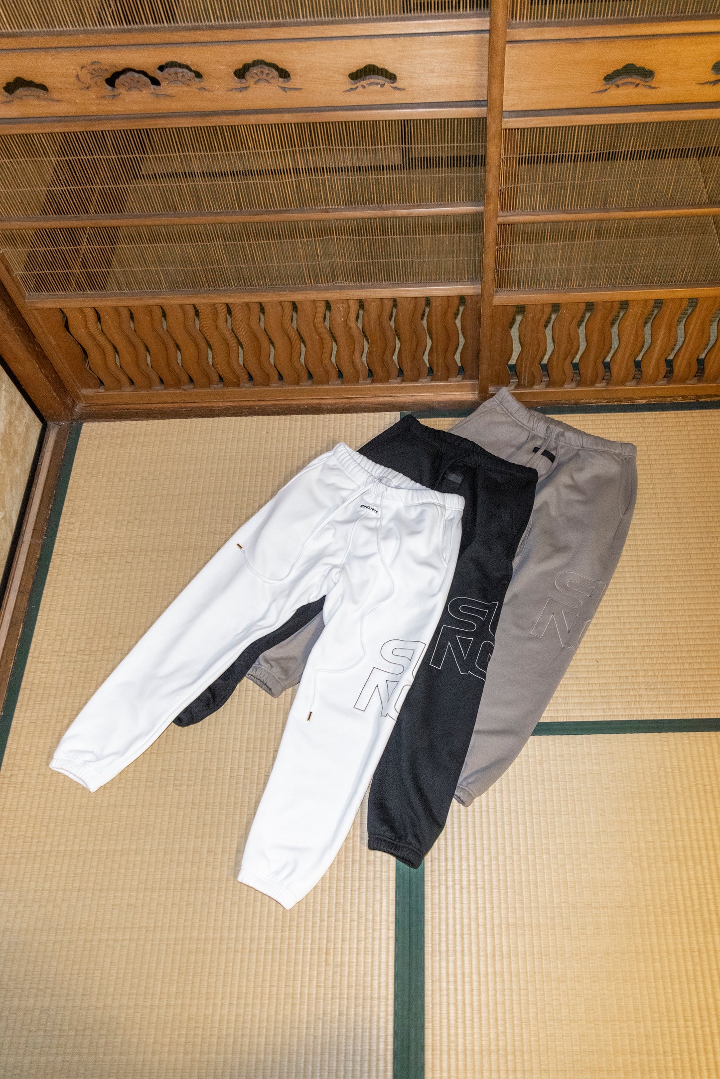 SIDE SIGNATURE LOGO SWEAT PANTS