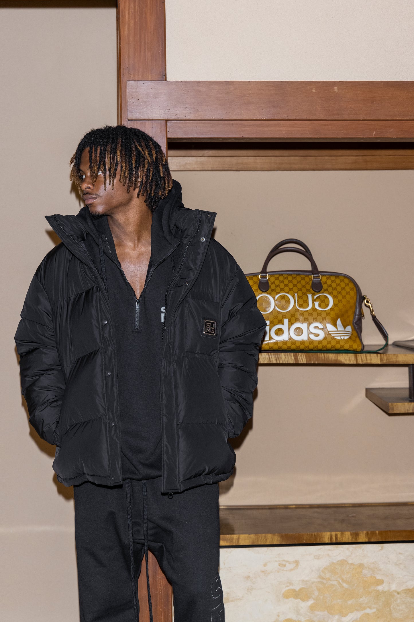 CUBIC LOGO SWEAT HOODIE