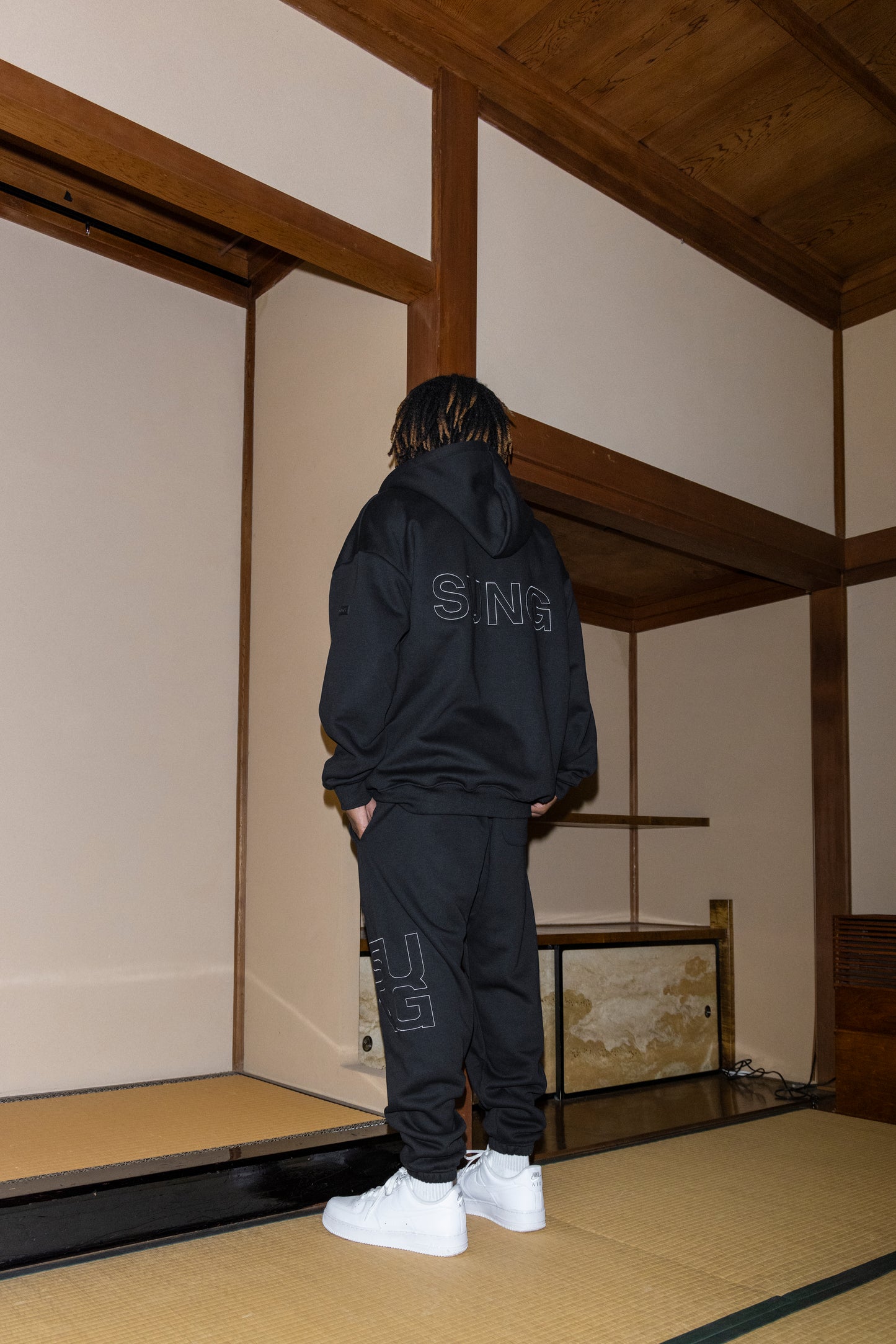 CUBIC LOGO SWEAT HOODIE