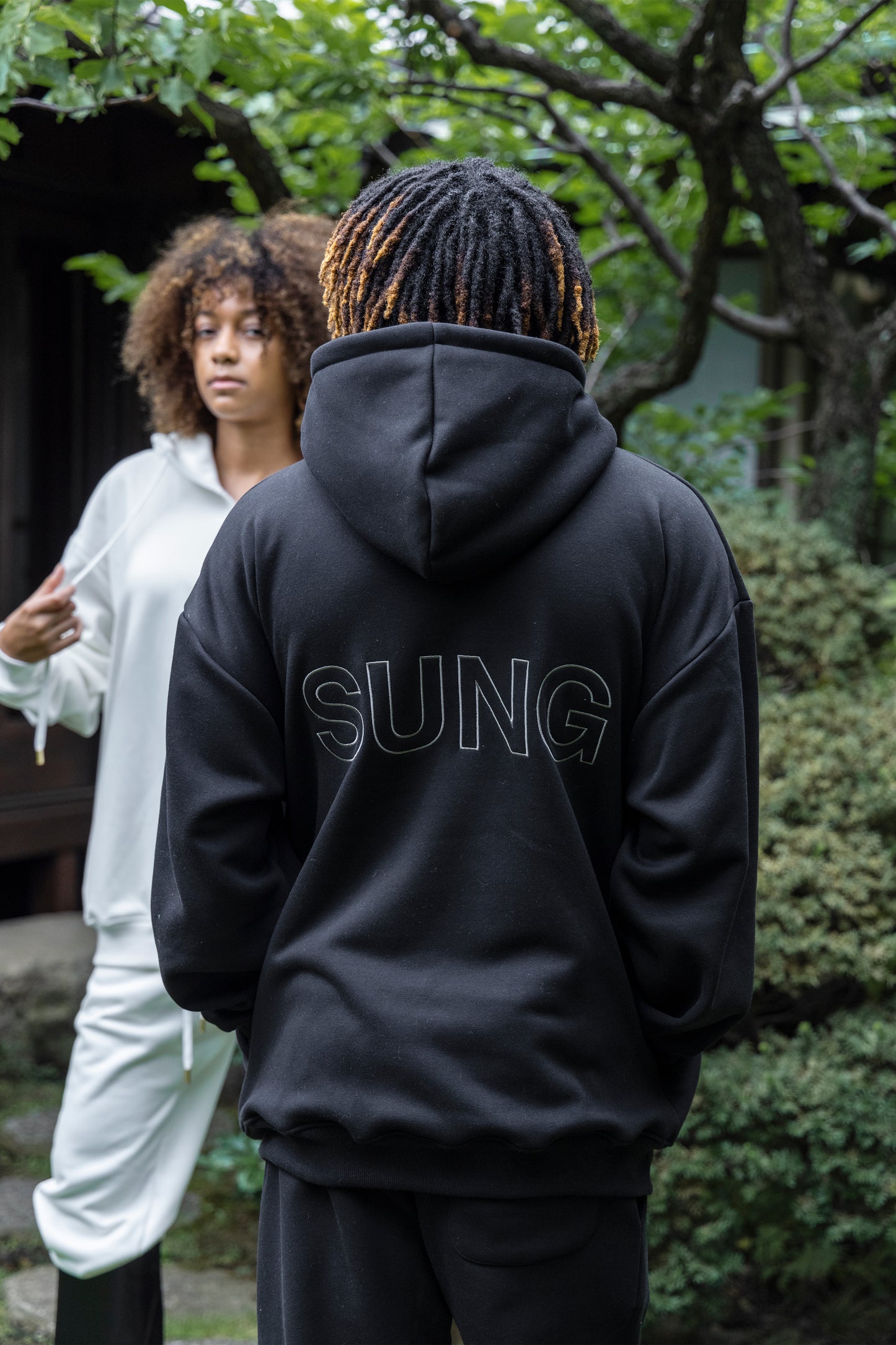 CUBIC LOGO SWEAT HOODIE
