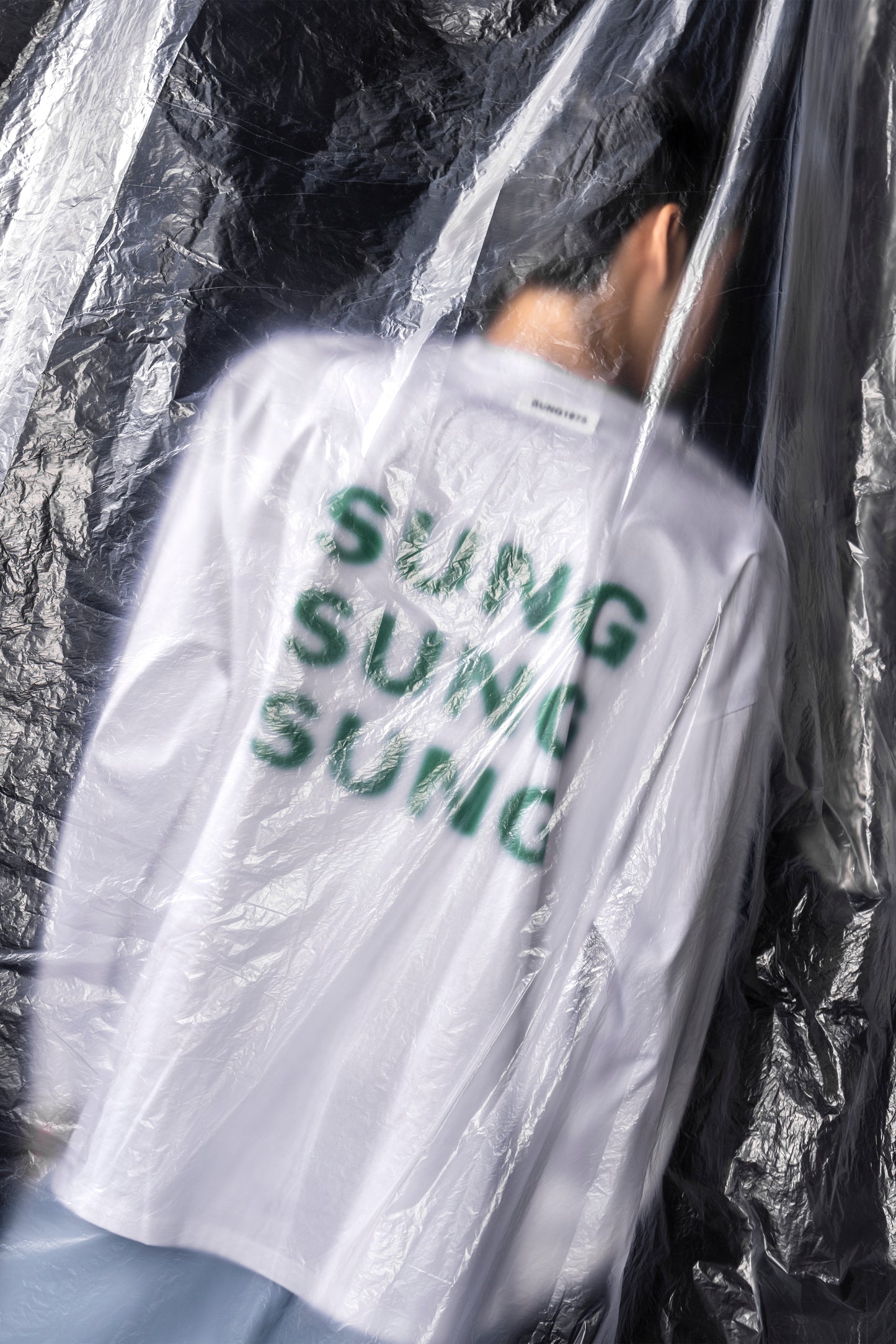 SPRAY LIKE LOGO LONG T SHIRT