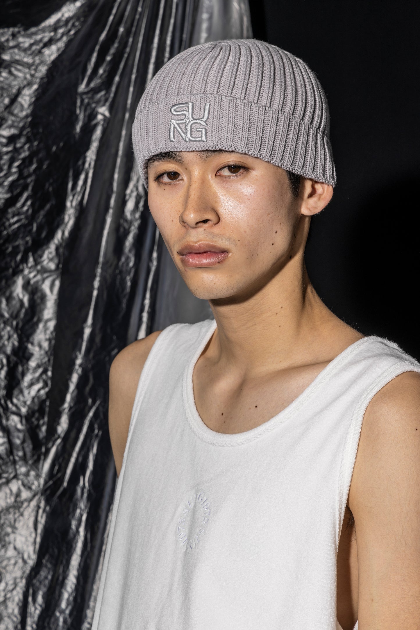 Symbol Logo Cotton Beanie