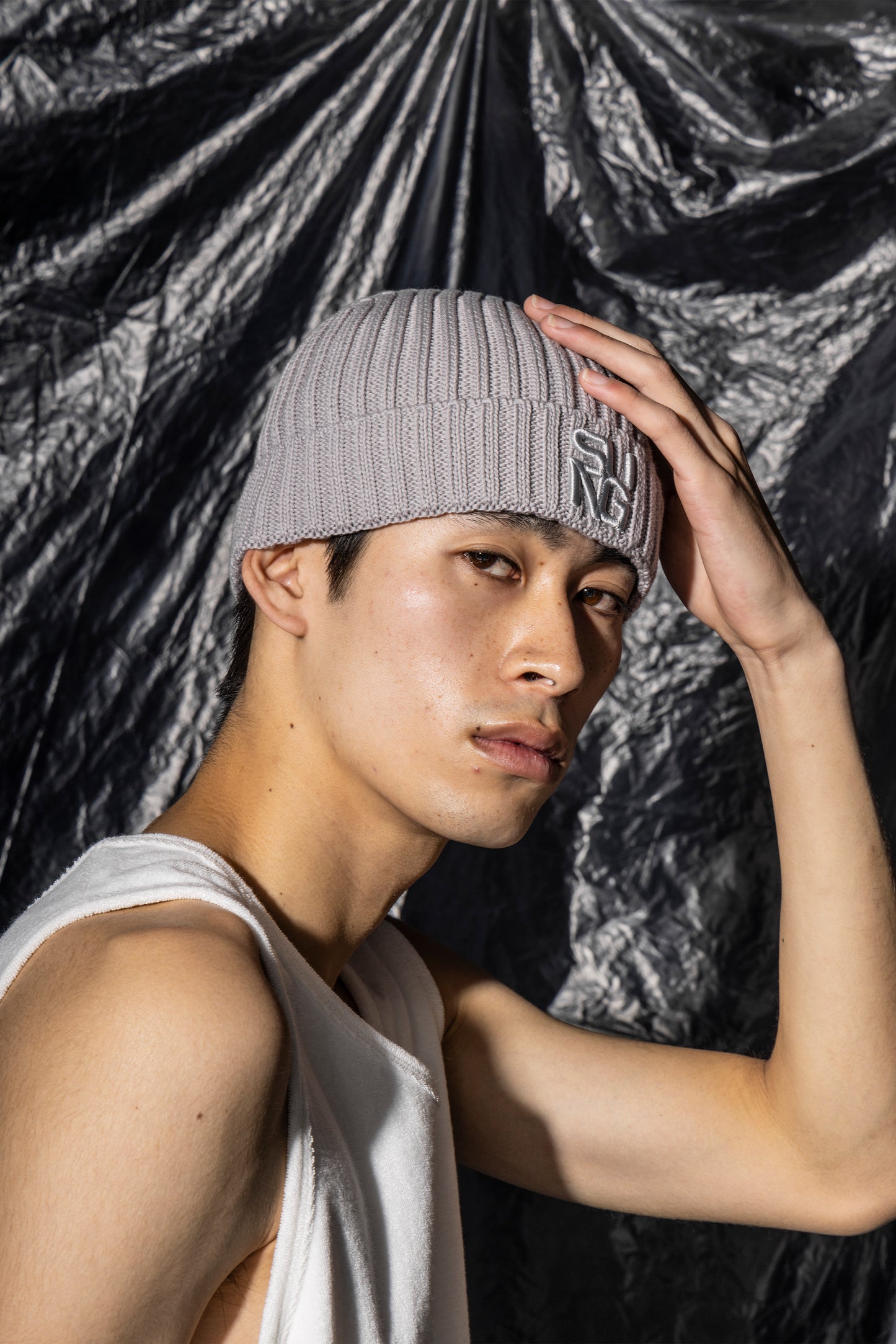 Symbol Logo Cotton Beanie