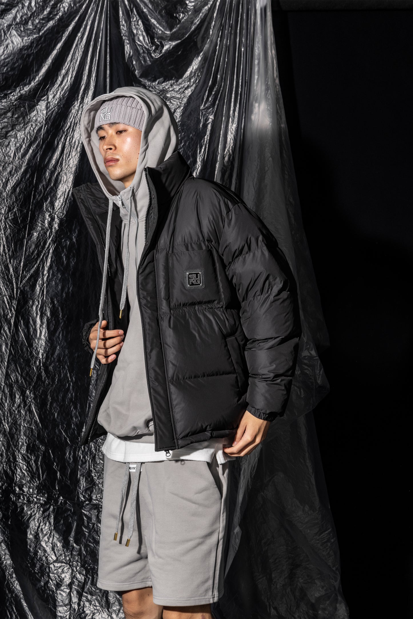 PREMIUM GOOSE DOWN SHORT PADDED JACKET
