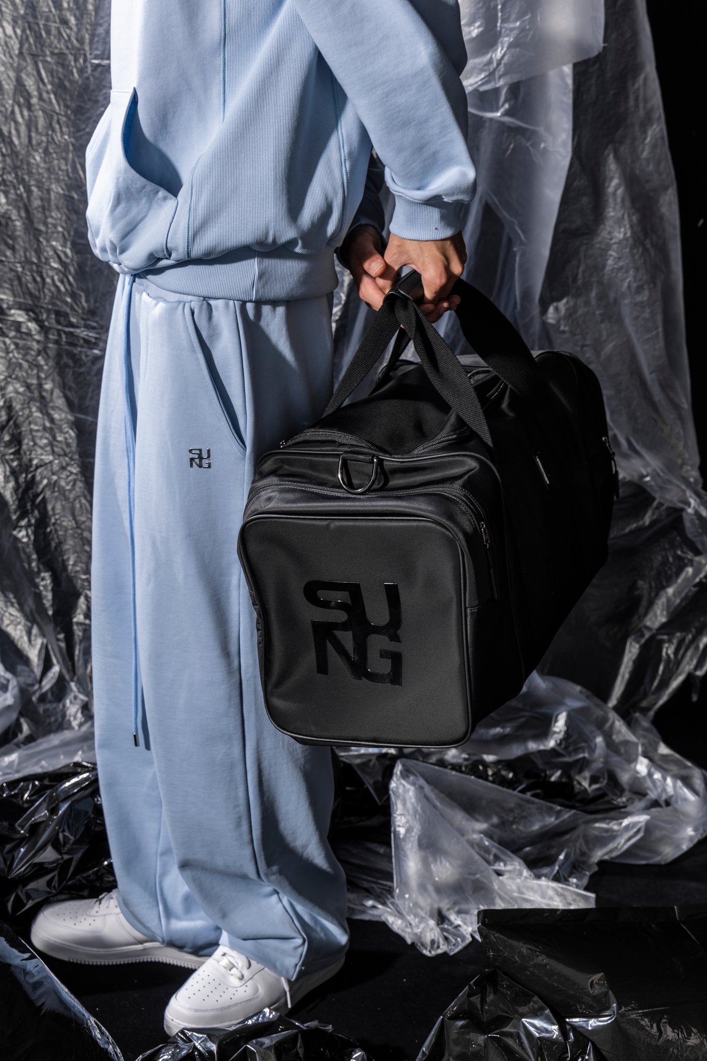 Human Flow Boston Bag