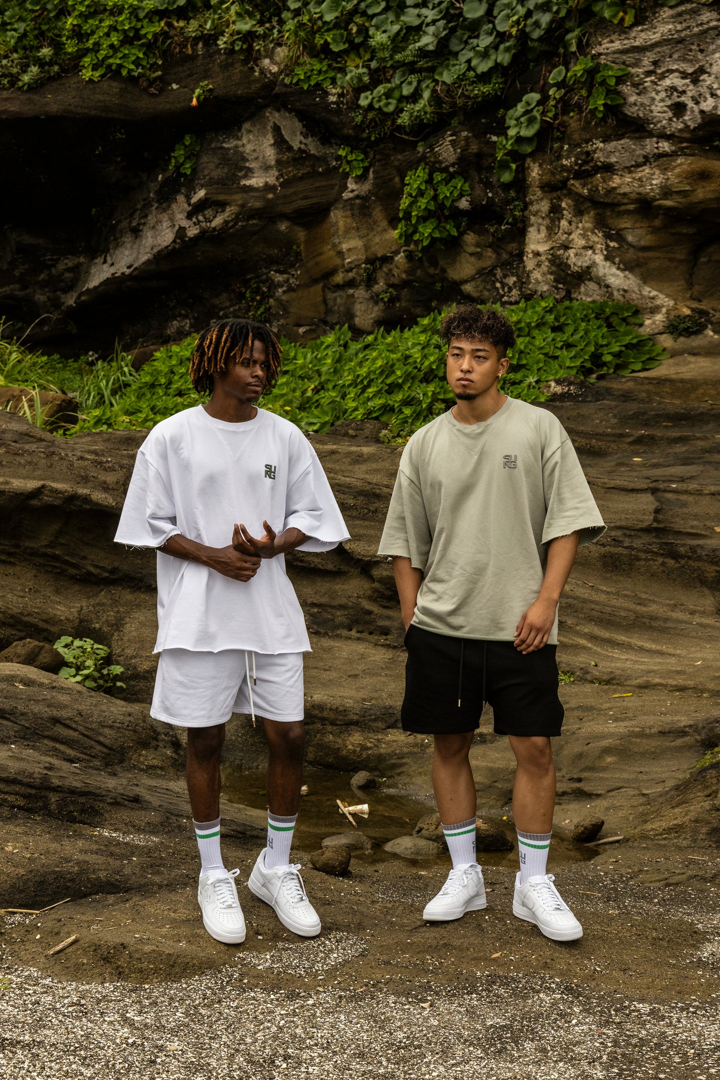 CUBIC LOGO SWEAT T SHIRT