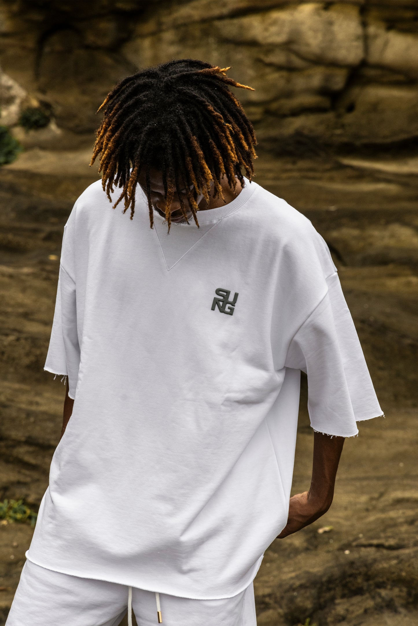 CUBIC LOGO SWEAT T SHIRT