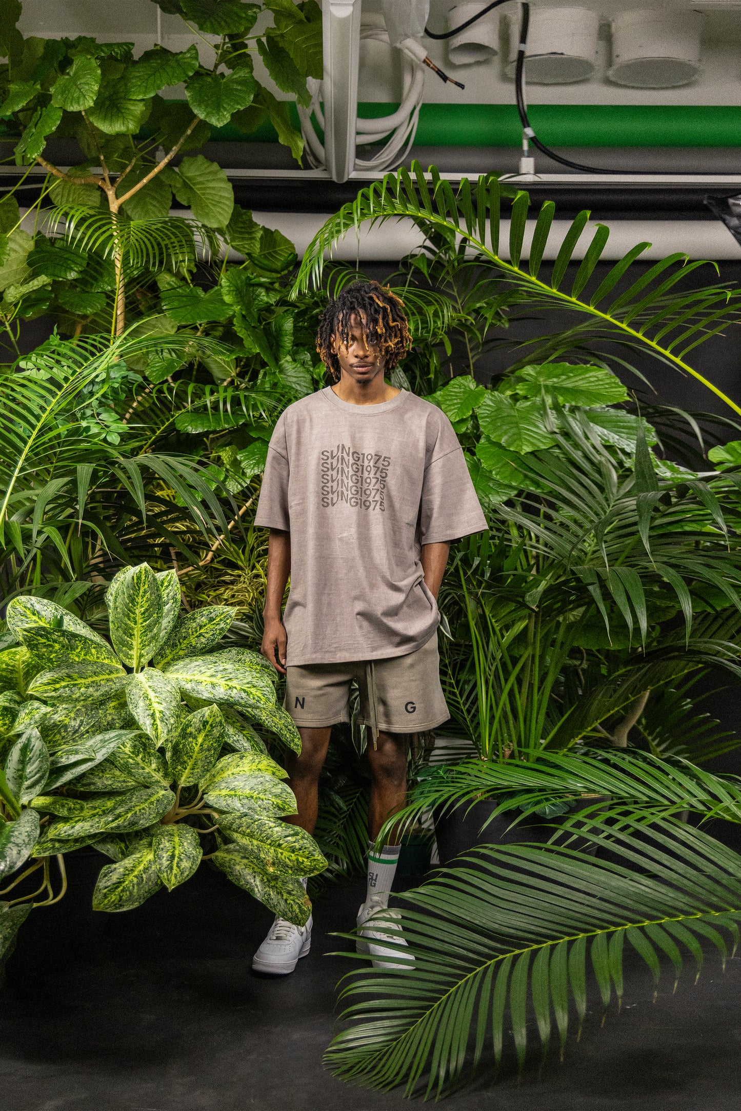 WAVE LOGO PIGMENT T SHIRT