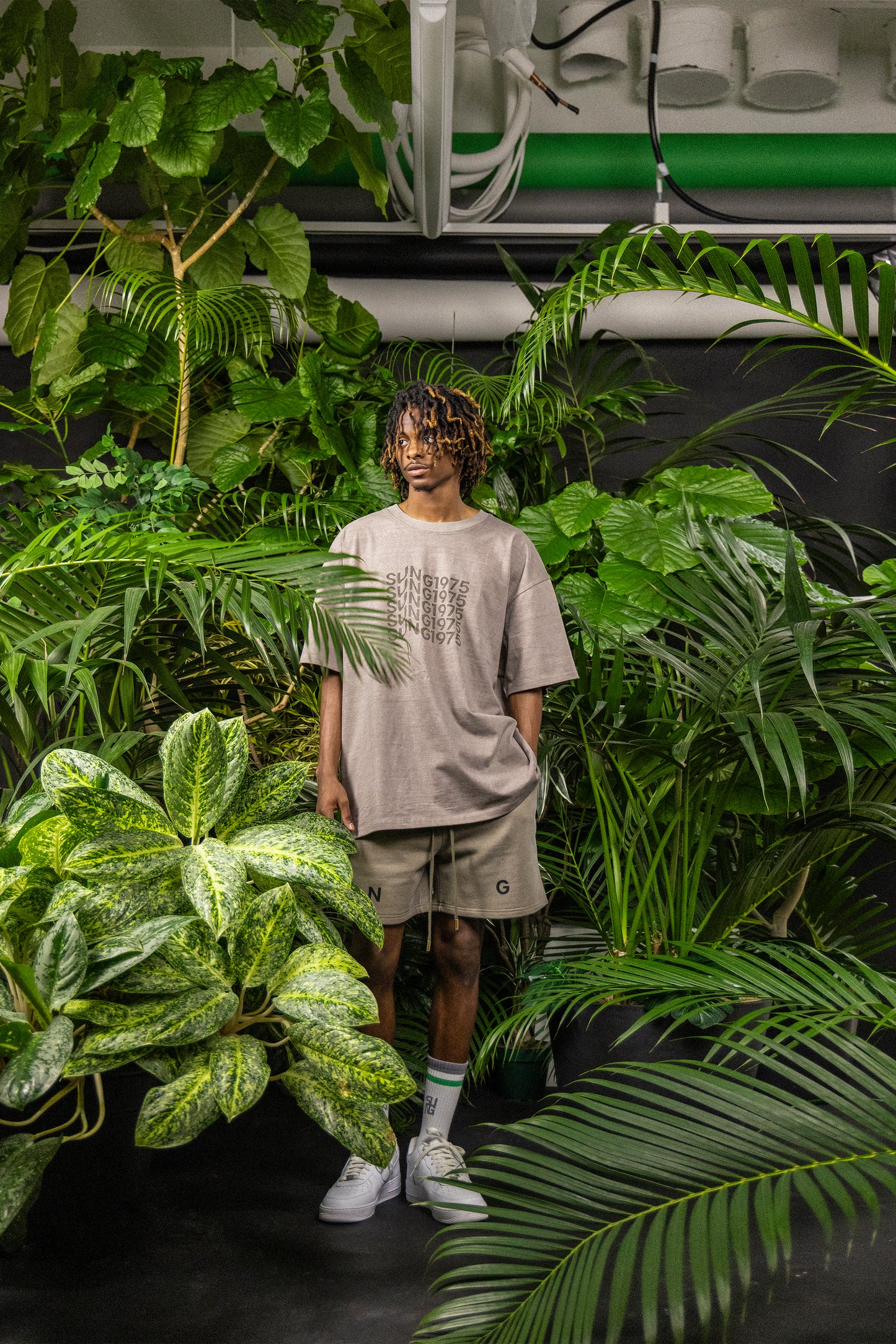 WAVE LOGO PIGMENT T SHIRT