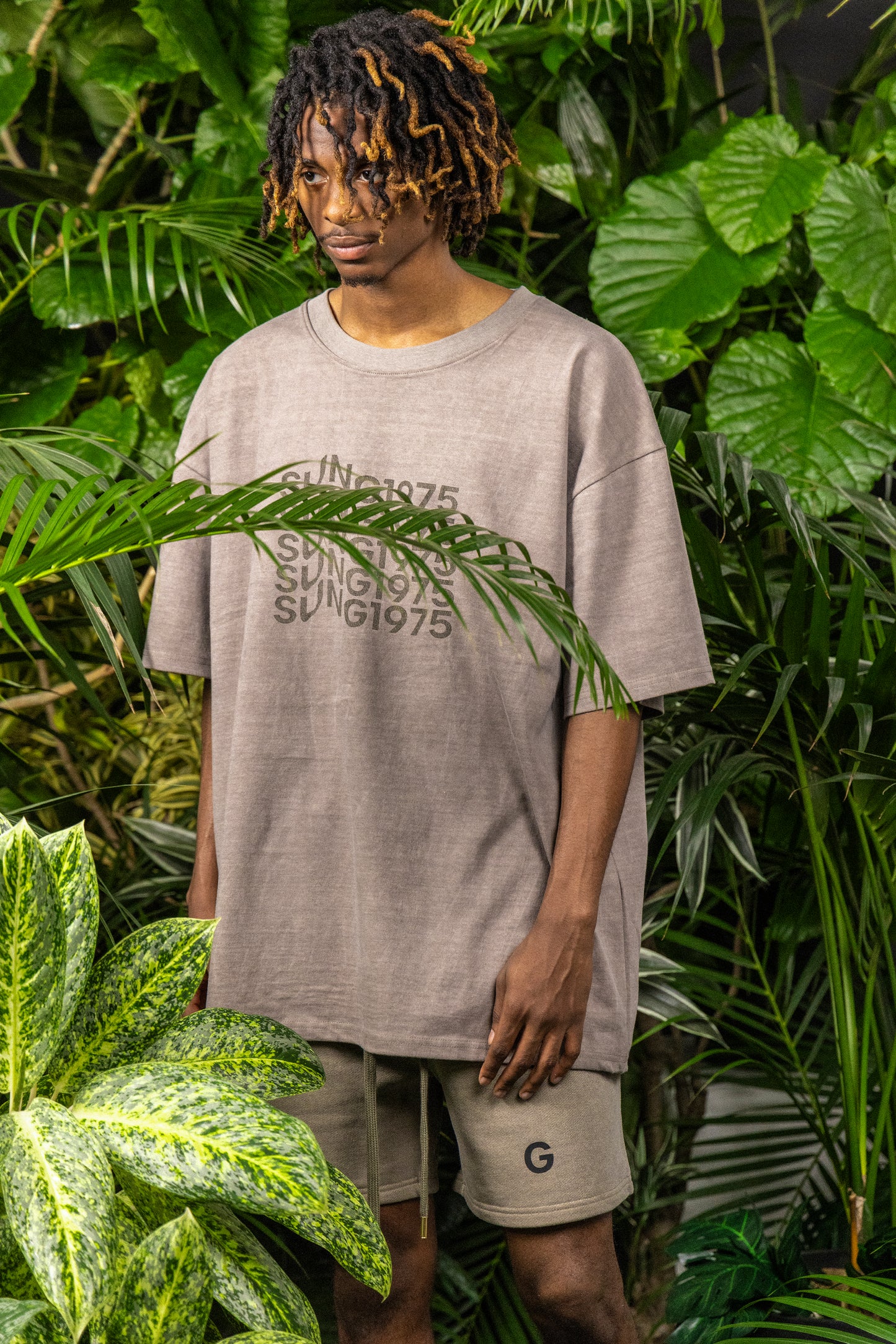 WAVE LOGO PIGMENT T SHIRT