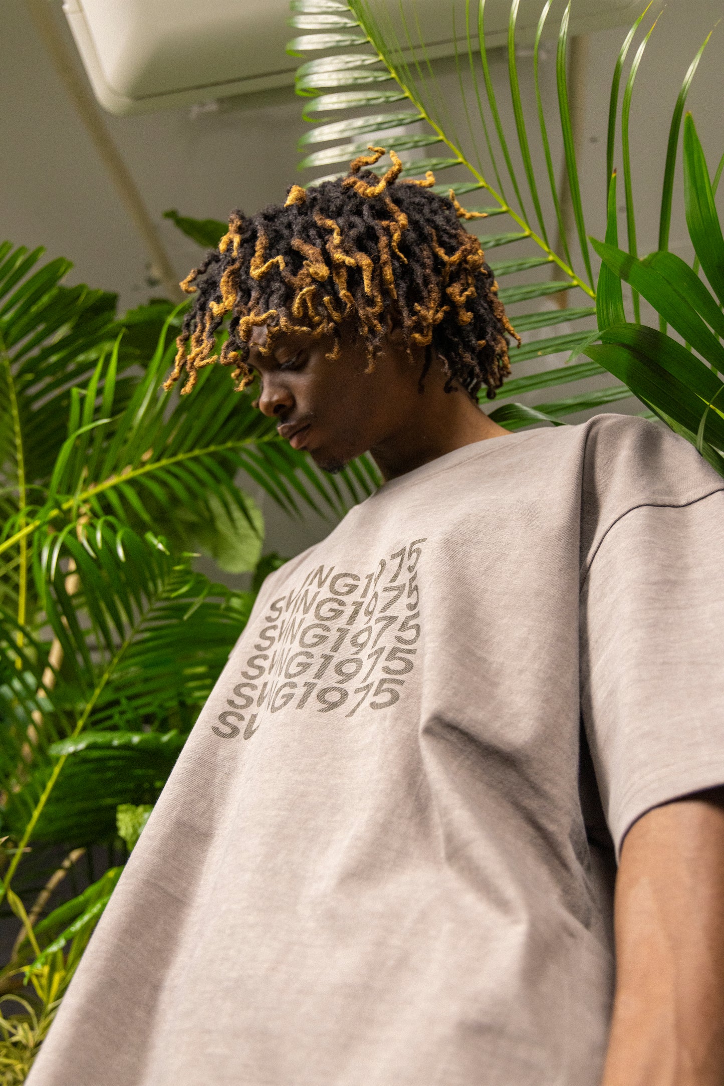 WAVE LOGO PIGMENT T SHIRT