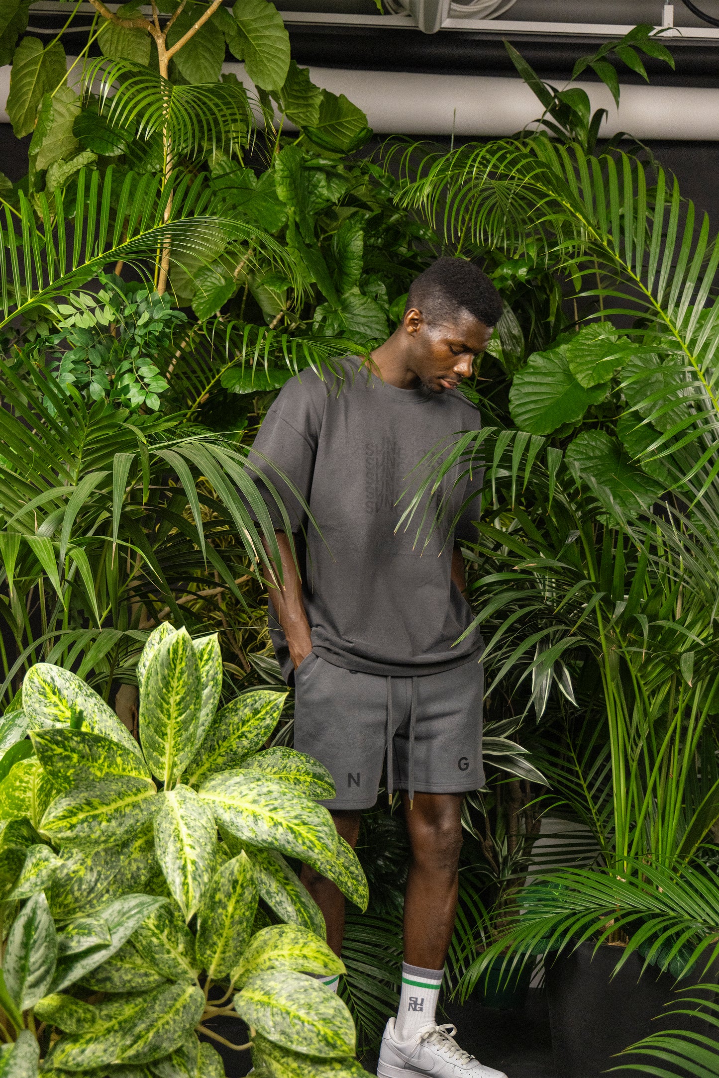 WAVE LOGO PIGMENT T SHIRT