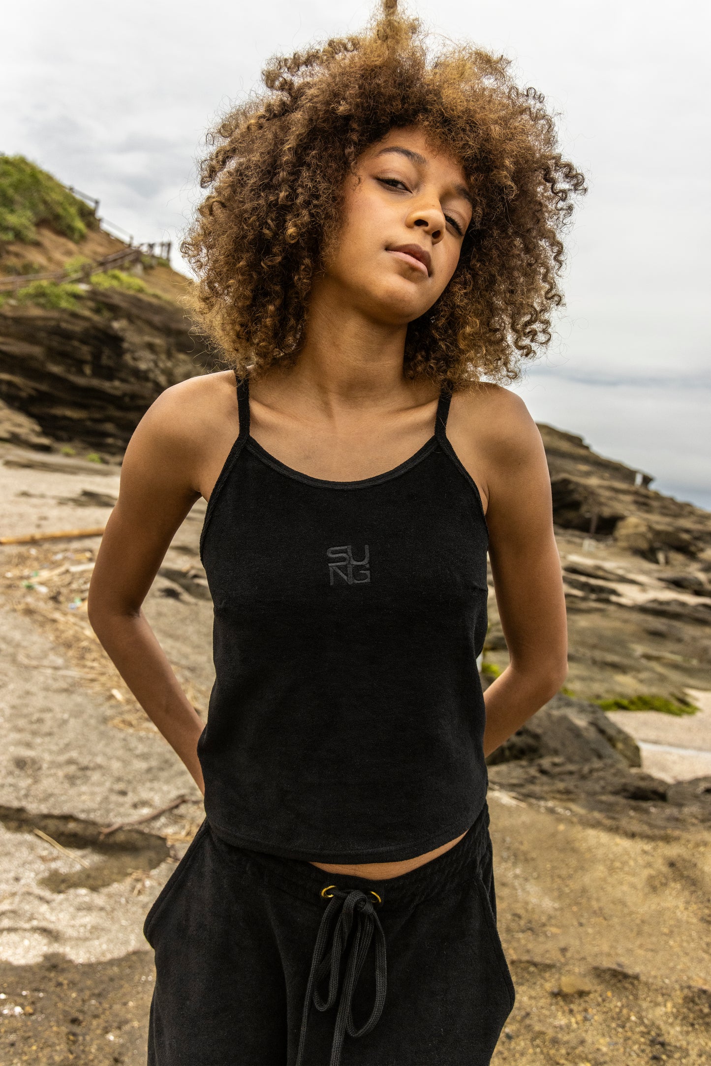 CENTER LOGO PILE CAMISOLE