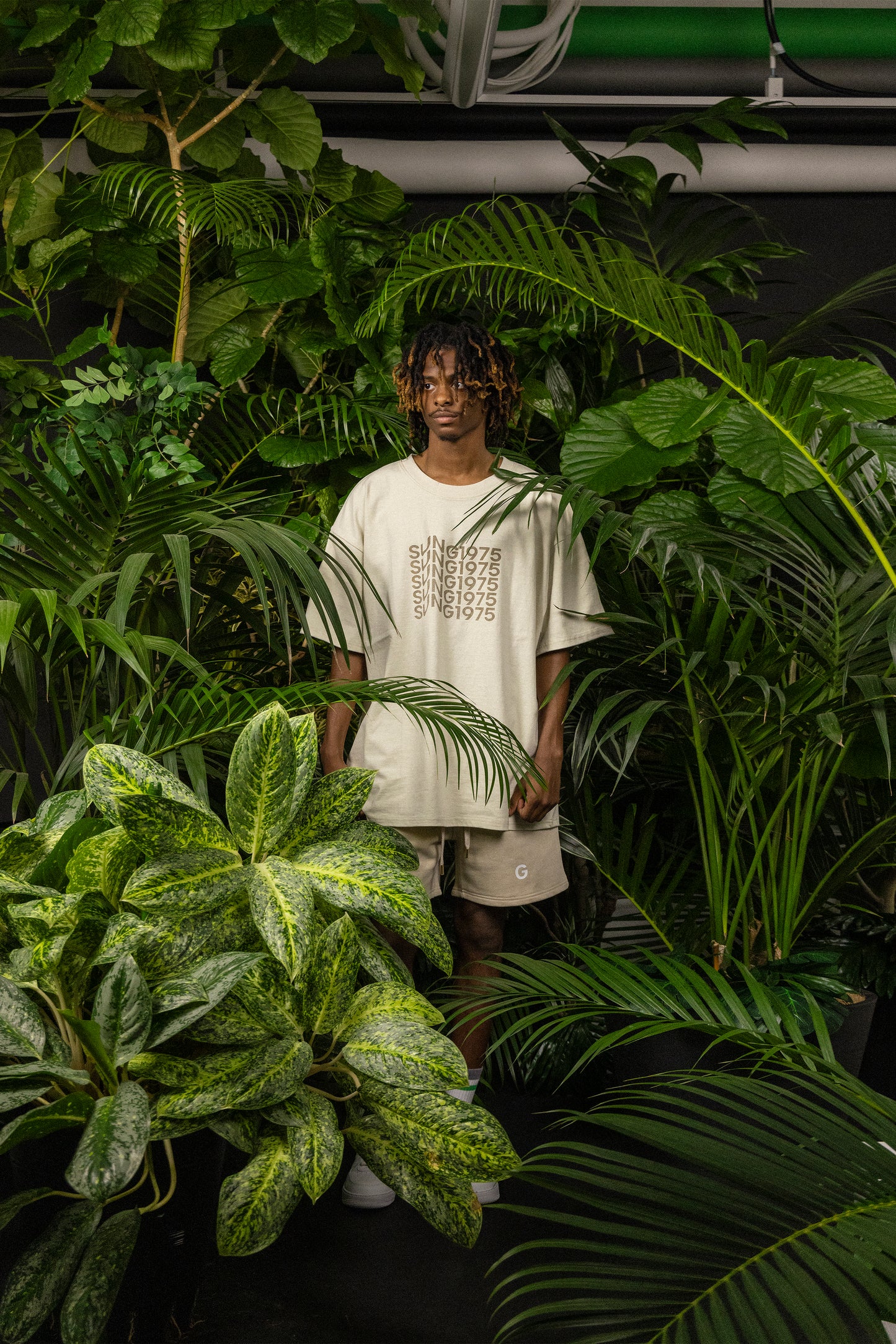 WAVE LOGO PIGMENT T SHIRT