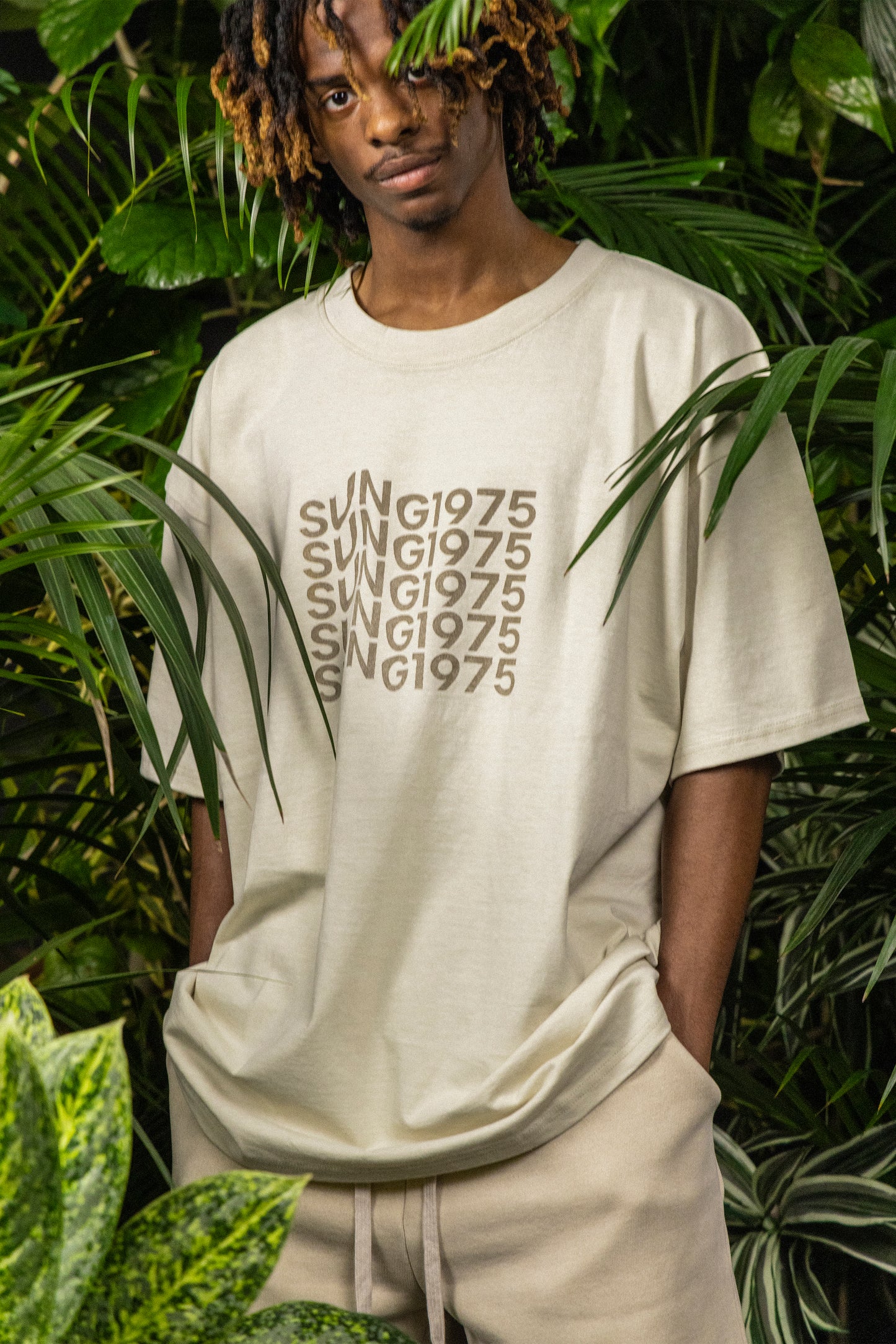 WAVE LOGO PIGMENT T SHIRT