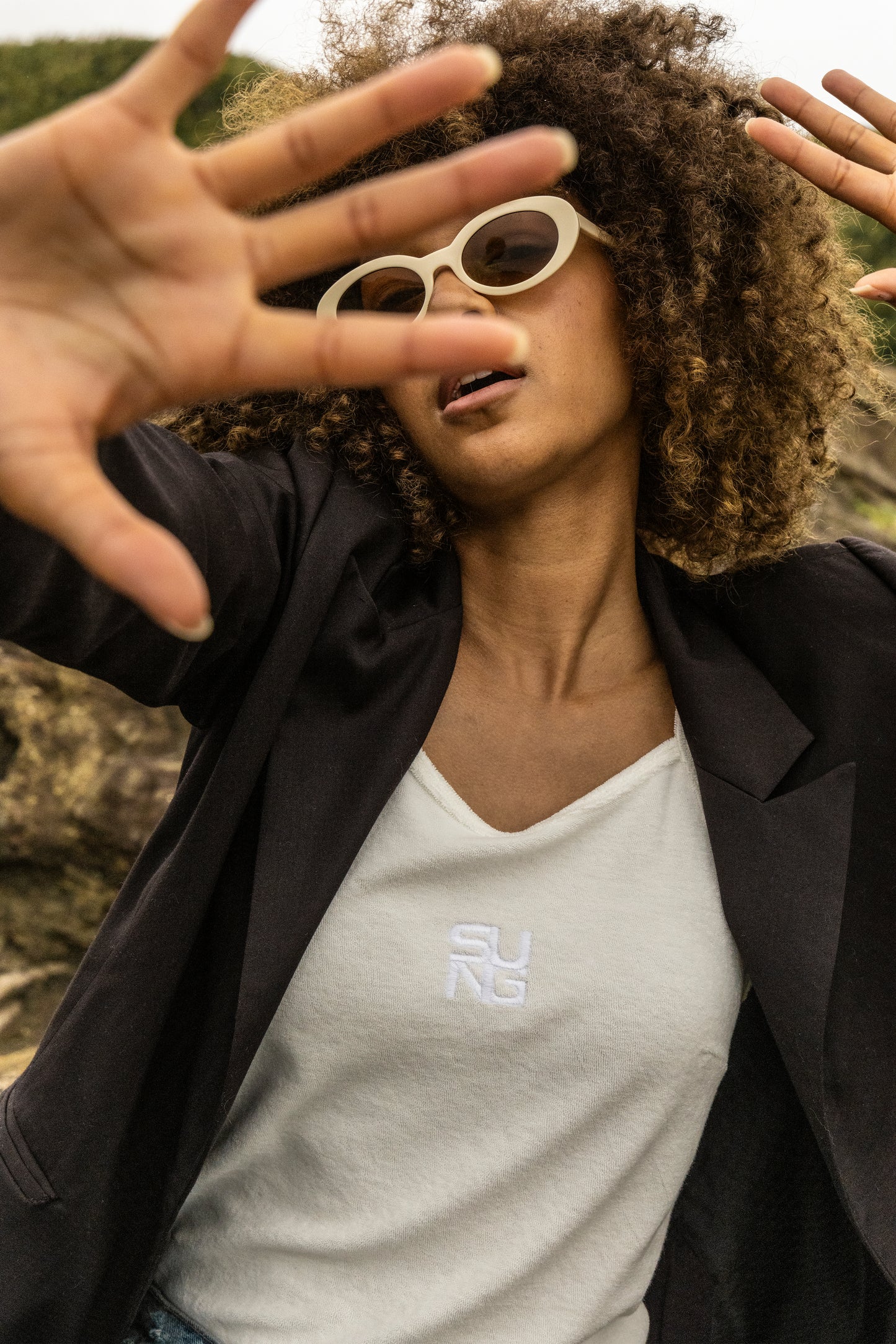 CENTER LOGO PILE CAMISOLE