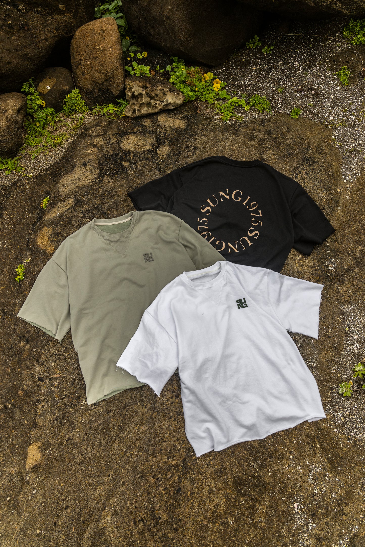 CUBIC LOGO SWEAT T SHIRT