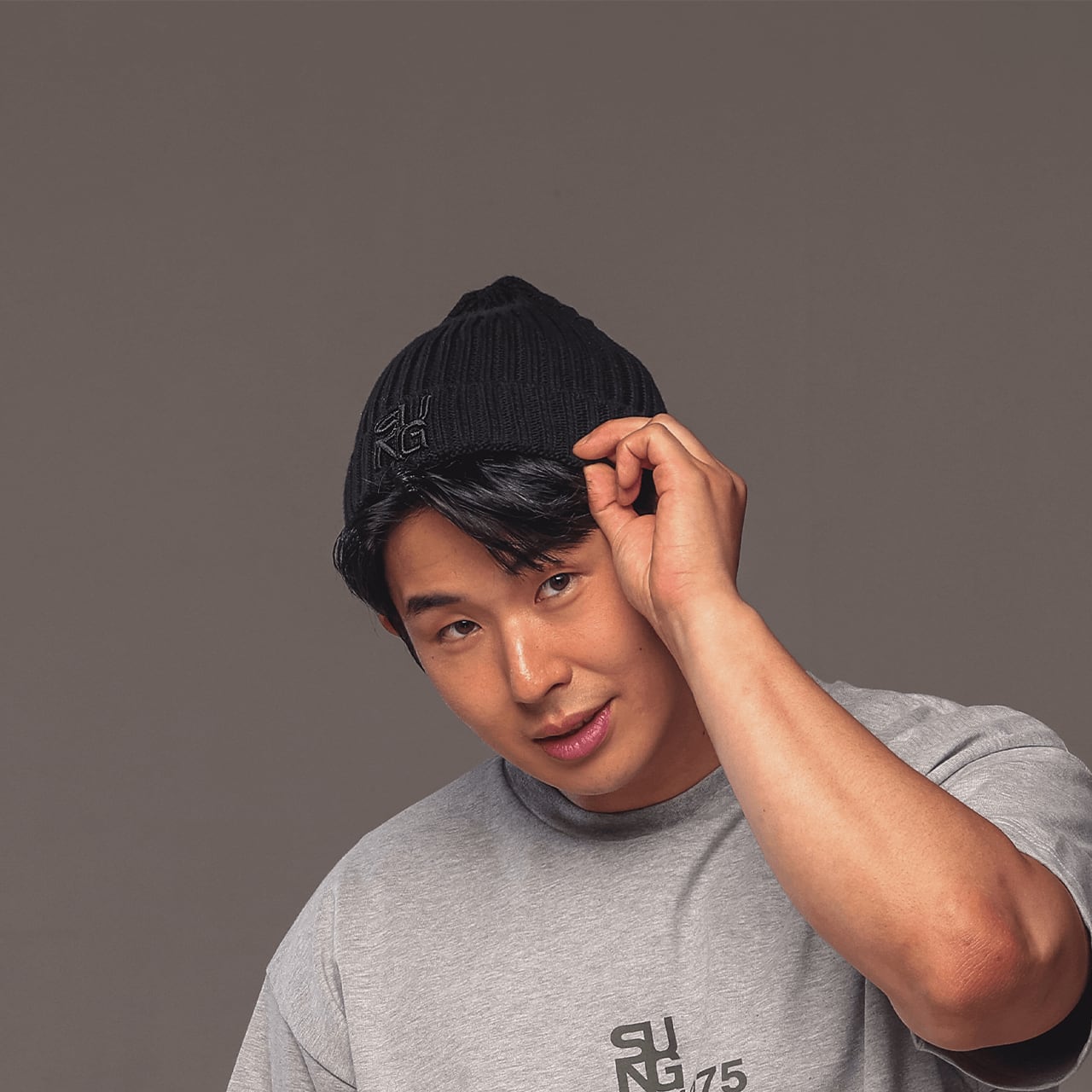 Symbol Logo Cotton Beanie
