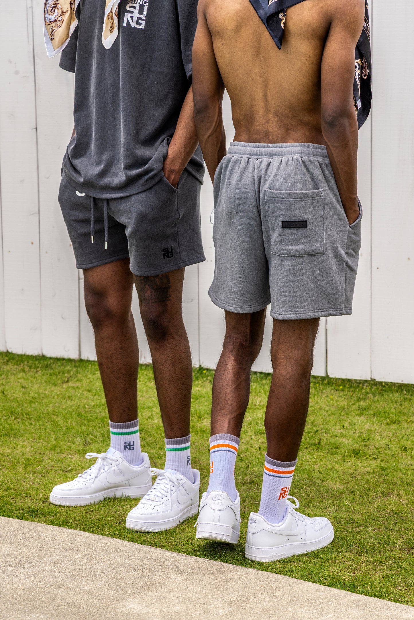 SILVER MARK FADED TEAM SHORTS