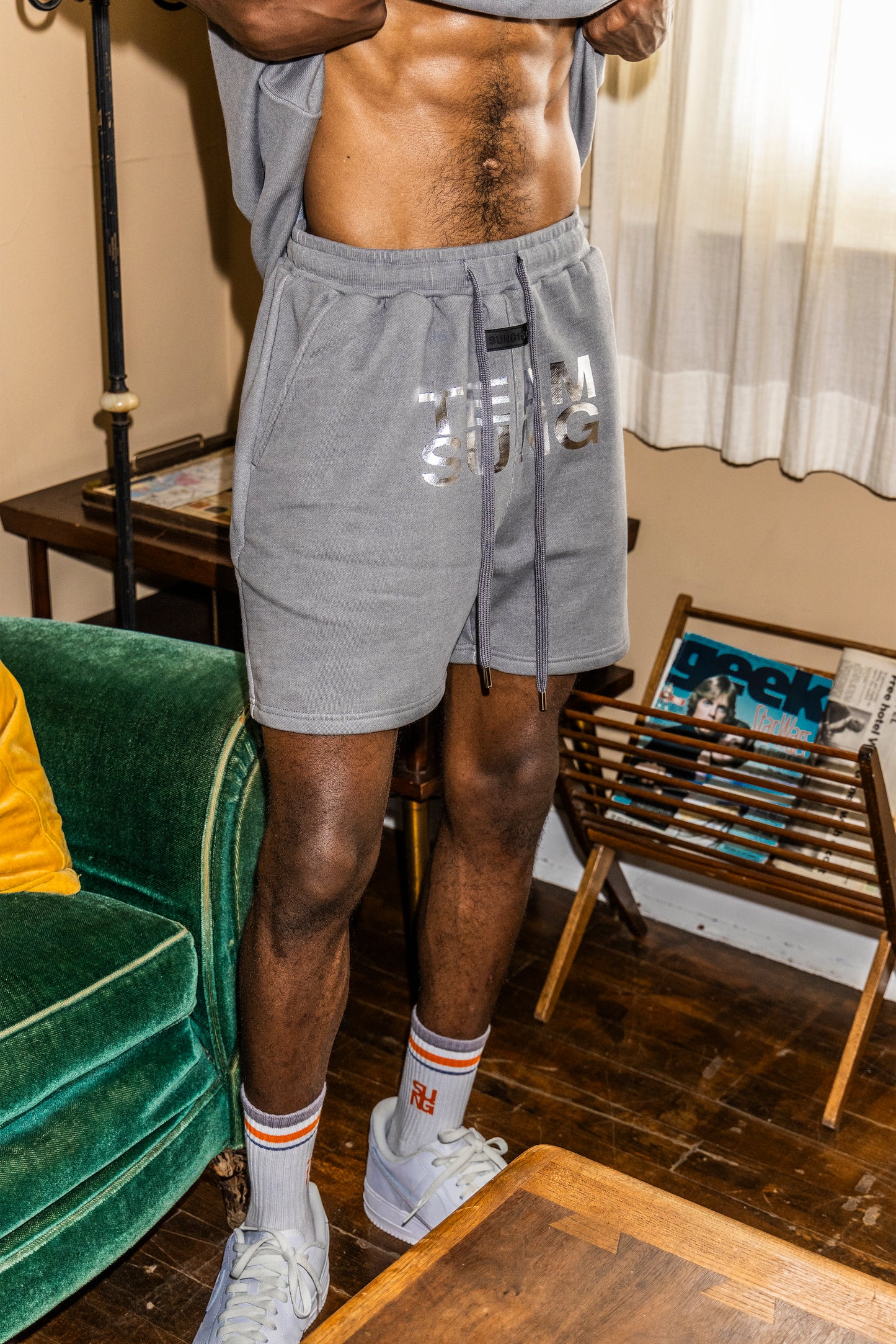 SILVER MARK FADED TEAM SHORTS