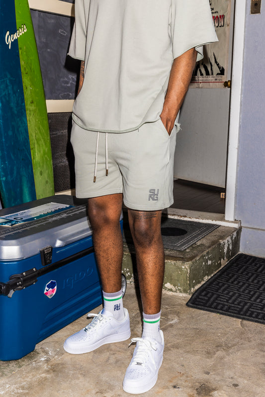 CUBIC LOGO SWEAT SHORT PANTS