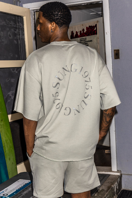 CUBIC LOGO SWEAT T SHIRT