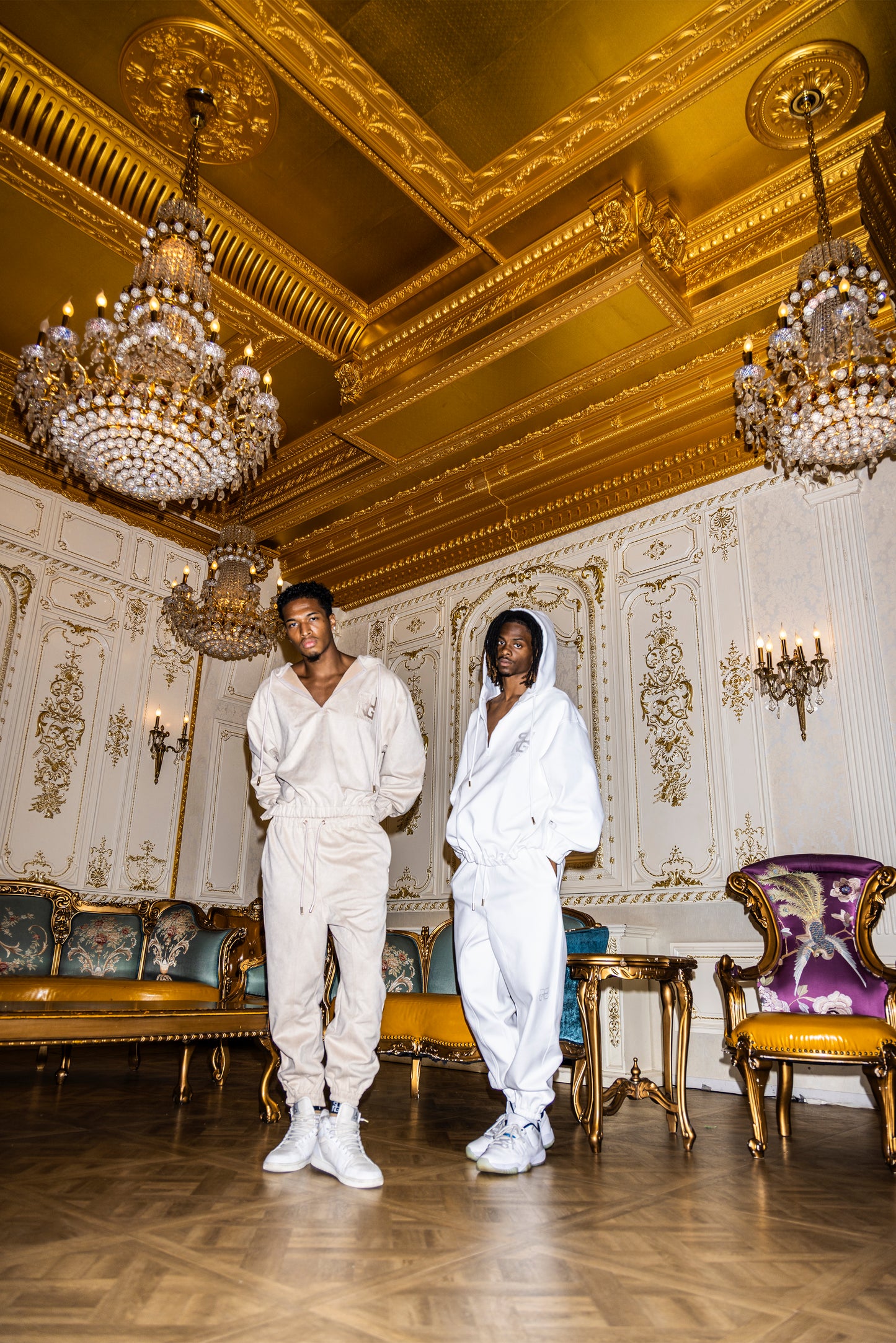 HALF ZIP FAUX SUEDE LIKE HOODIE