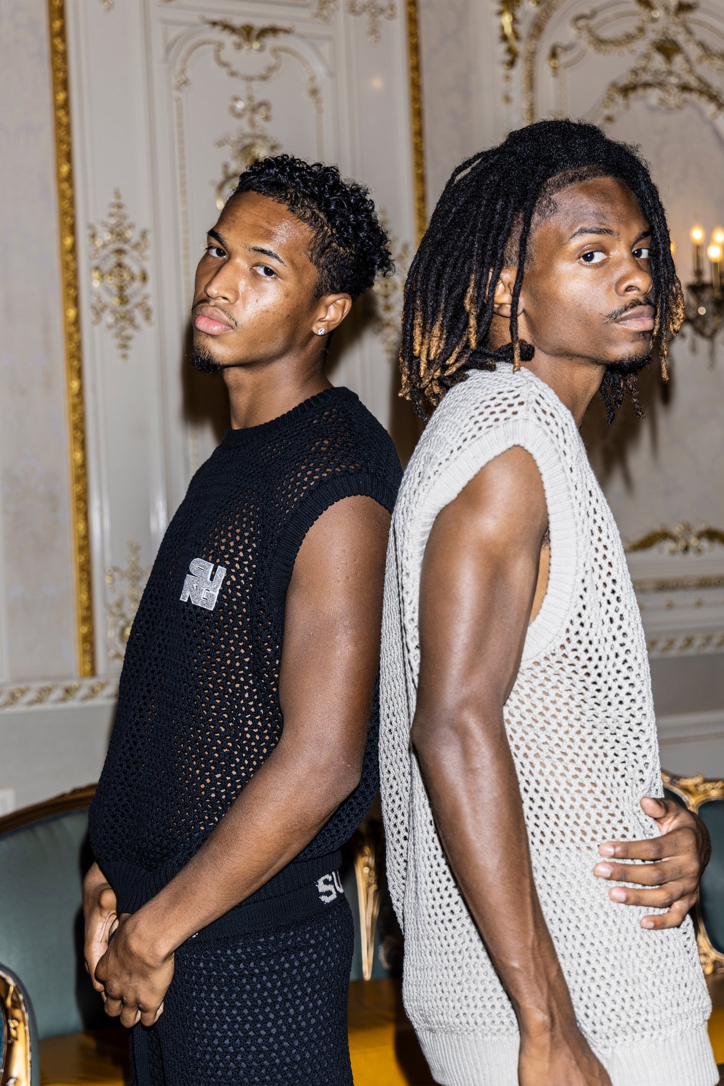 MESH KNIT TANK TOP
