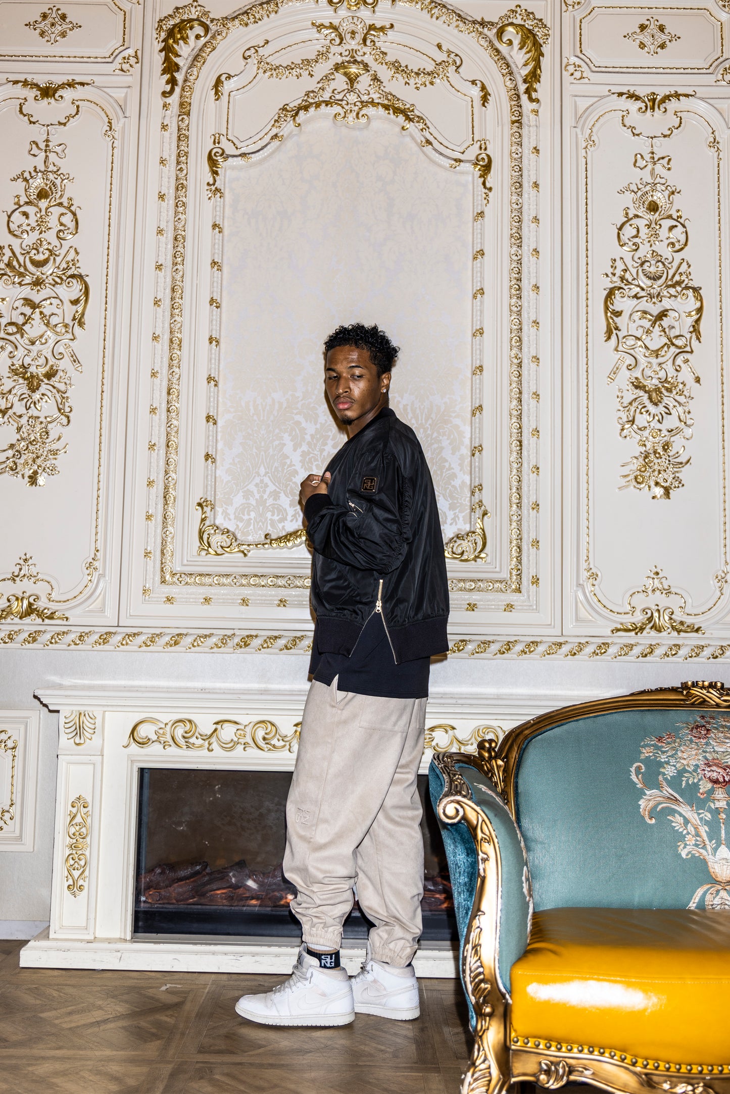 FAUX SUEDE LIKE ZIP HEM PANTS