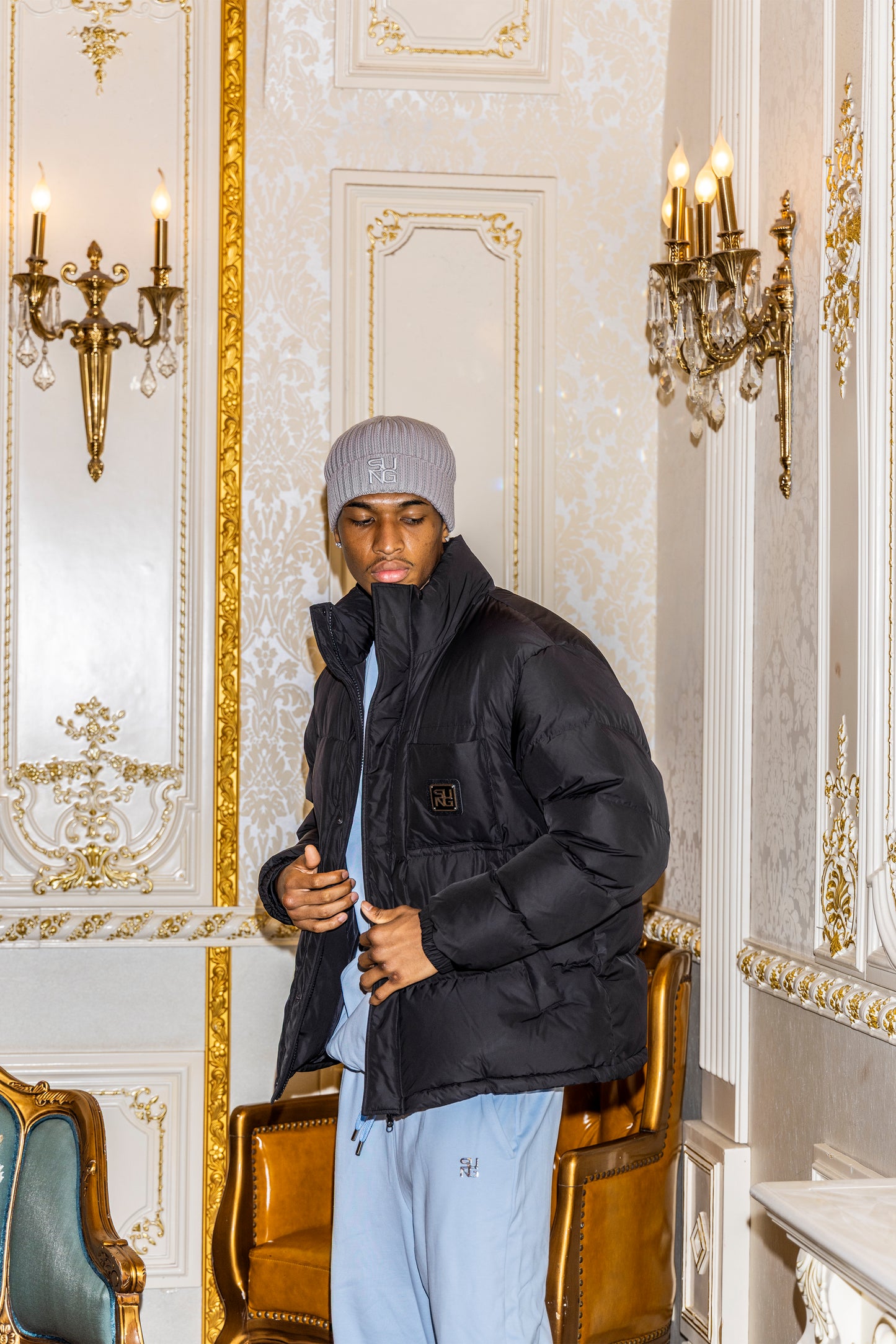 PREMIUM GOOSE DOWN SHORT PADDED JACKET