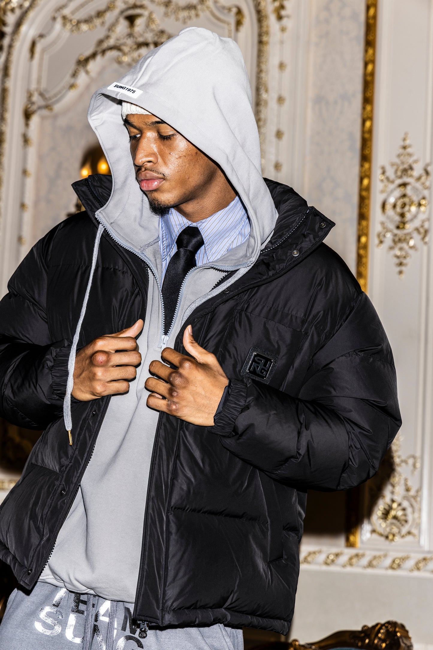 PREMIUM GOOSE DOWN SHORT PADDED JACKET