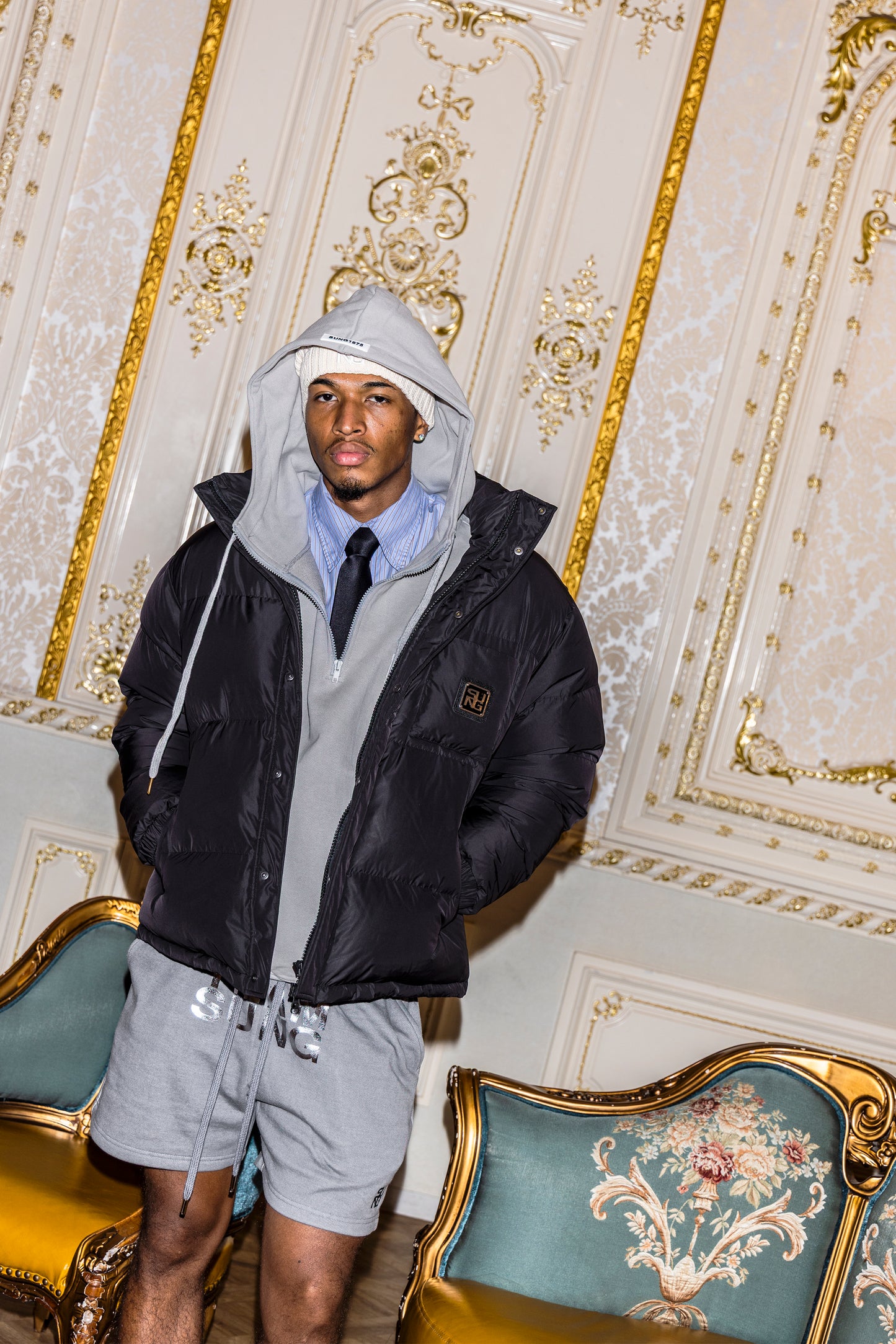 PREMIUM GOOSE DOWN SHORT PADDED JACKET