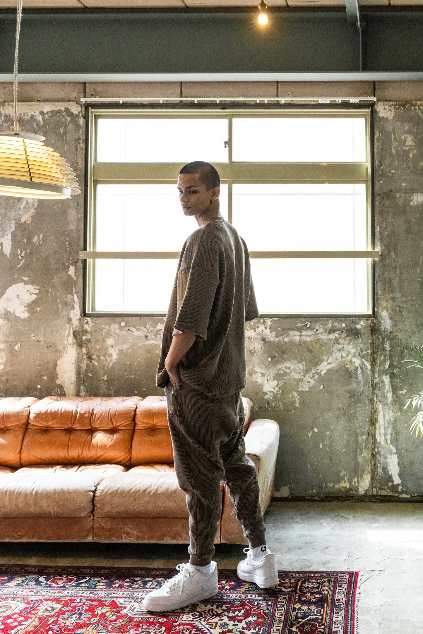HEAVY WAFFLE TAPERED PANTS【受注会先行商品】