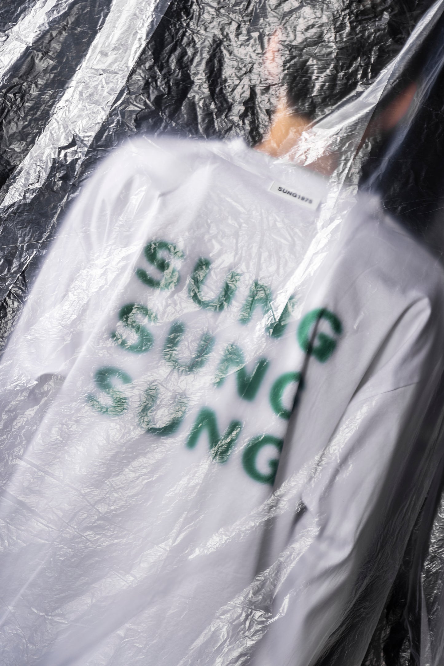 SPRAY LIKE LOGO LONG T SHIRT