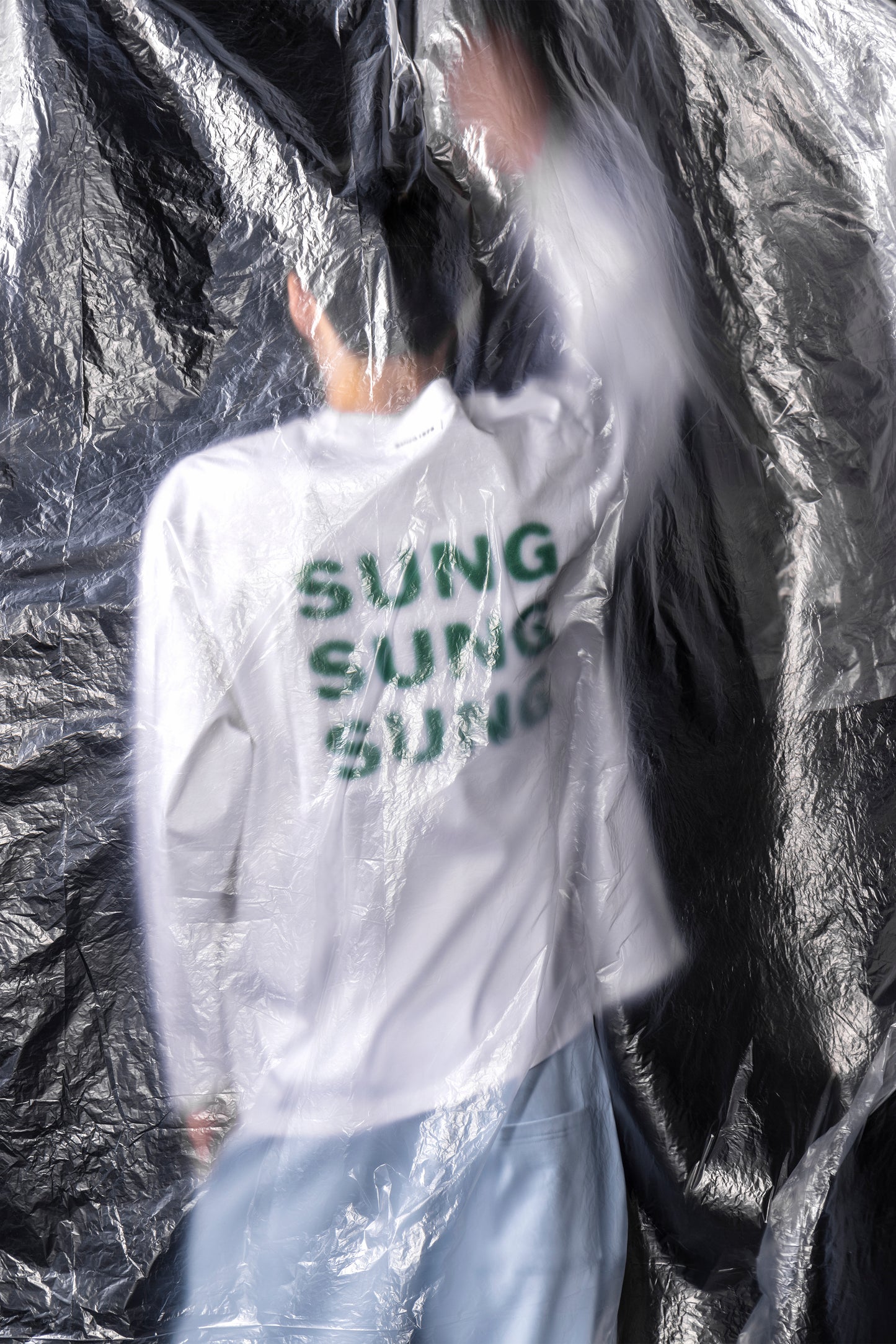 SPRAY LIKE LOGO LONG T SHIRT