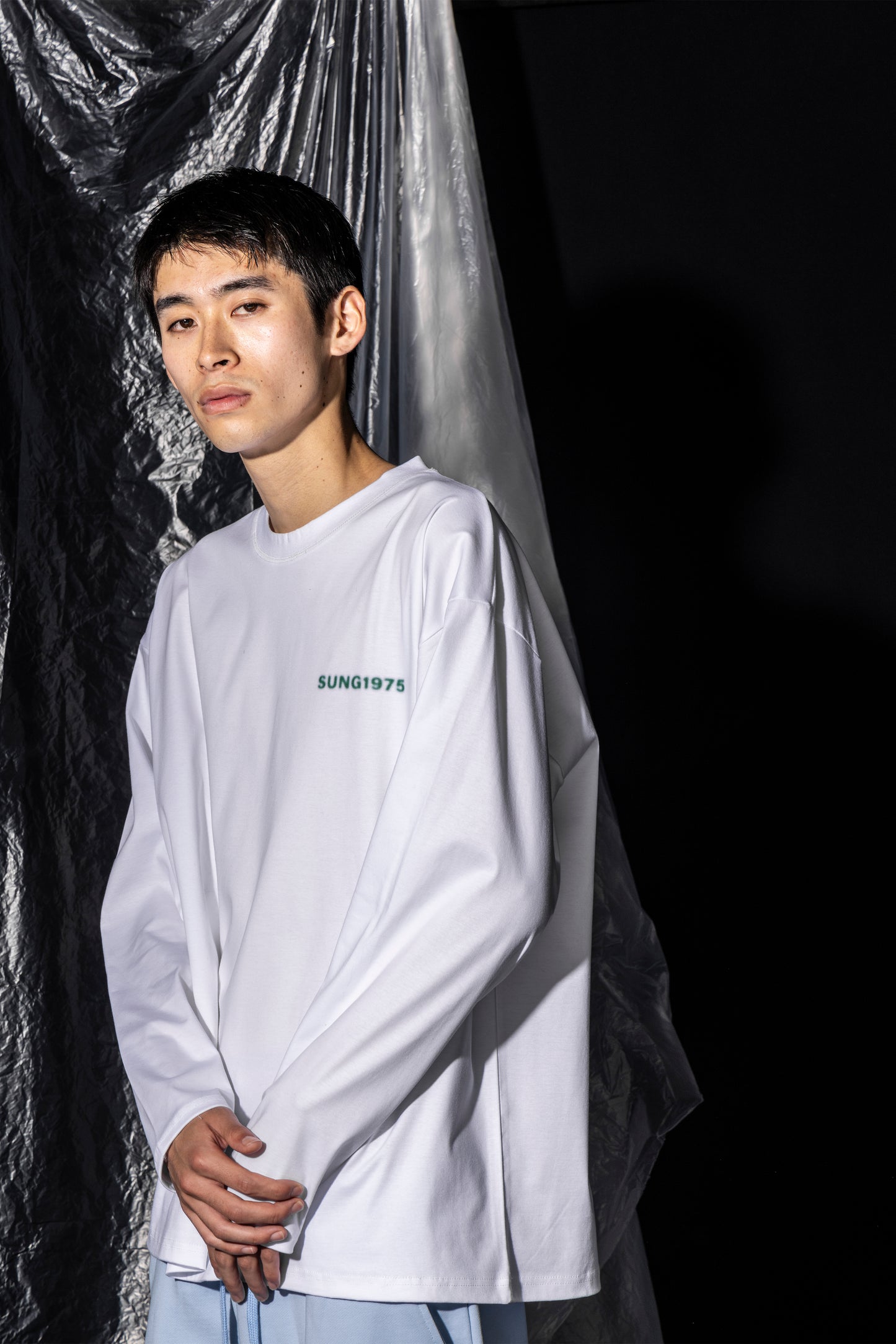 SPRAY LIKE LOGO LONG T SHIRT
