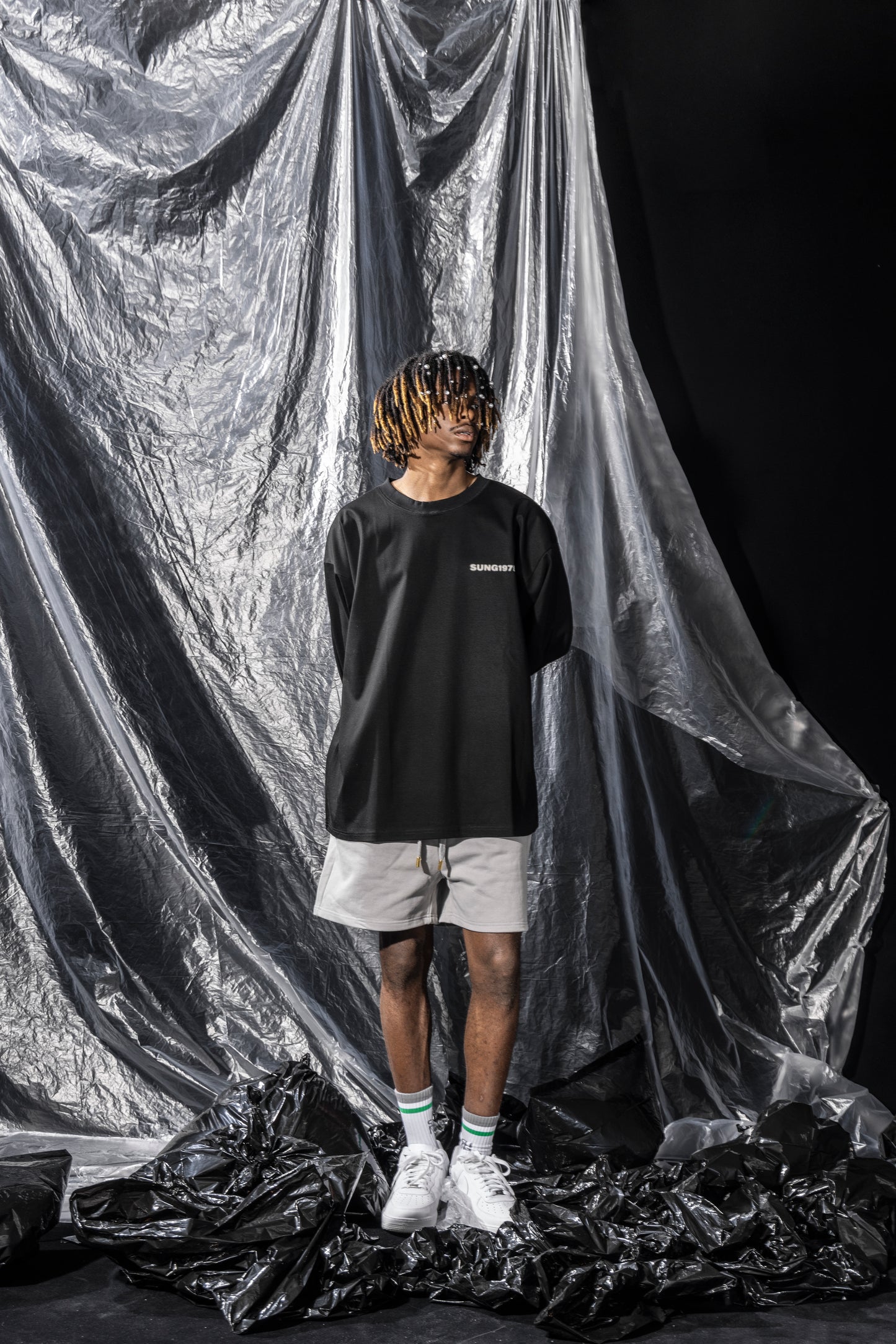 SPRAY LIKE LOGO LONG T SHIRT