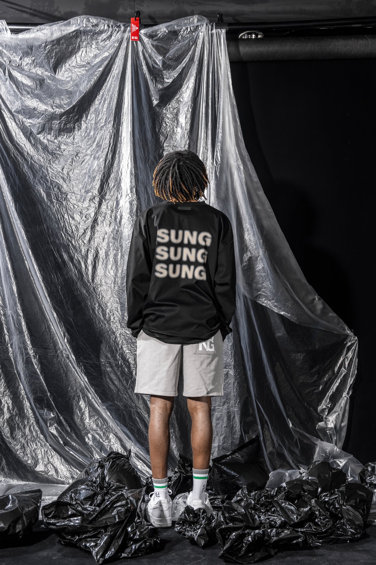 SPRAY LIKE LOGO LONG T SHIRT