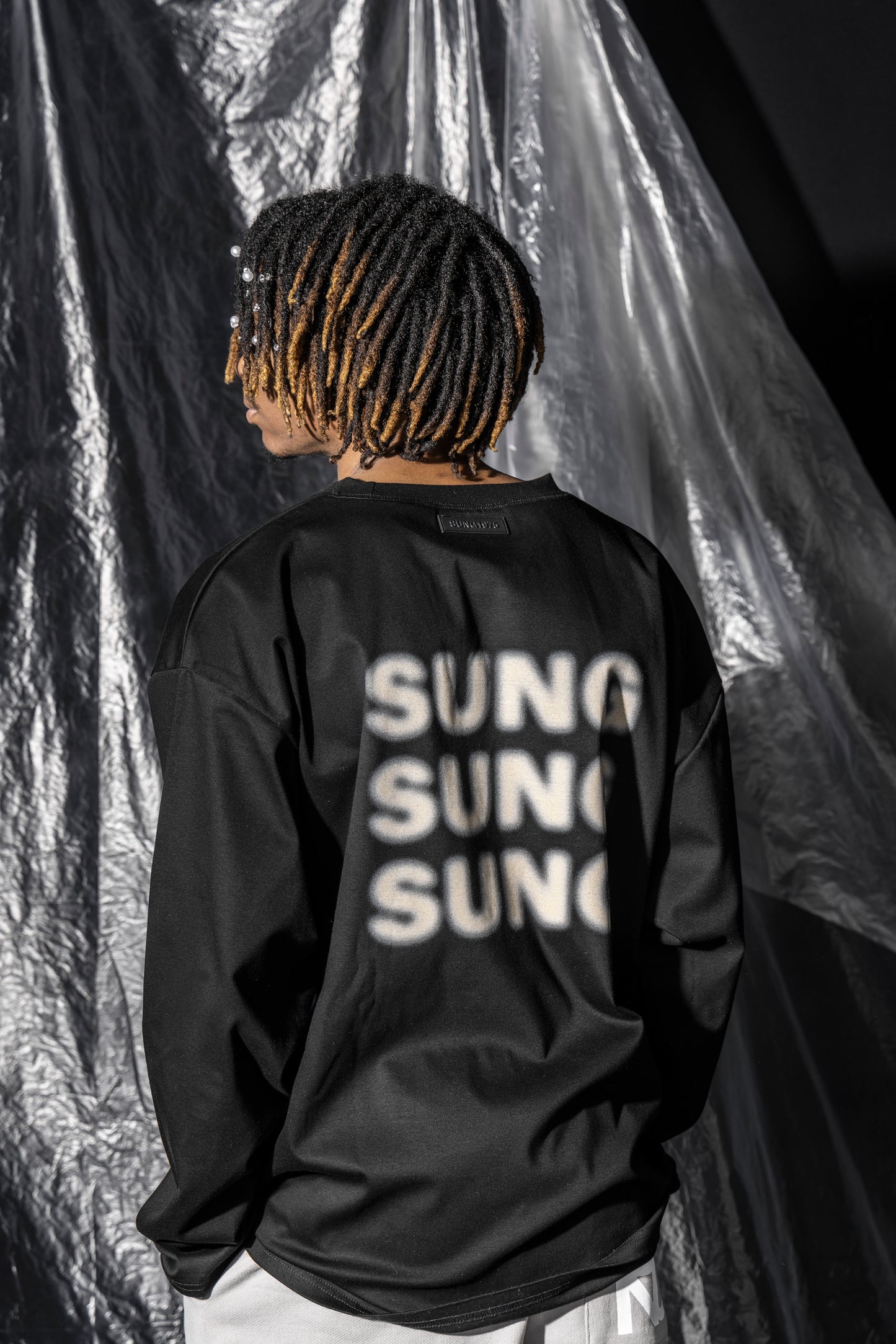 SPRAY LIKE LOGO LONG T SHIRT