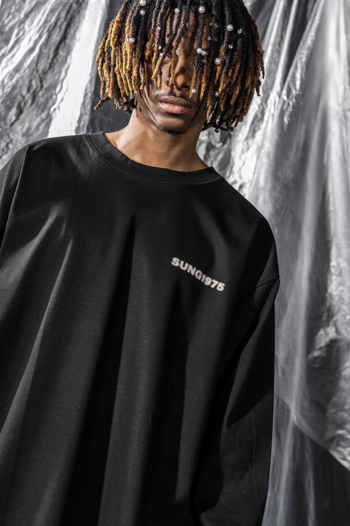 SPRAY LIKE LOGO LONG T SHIRT