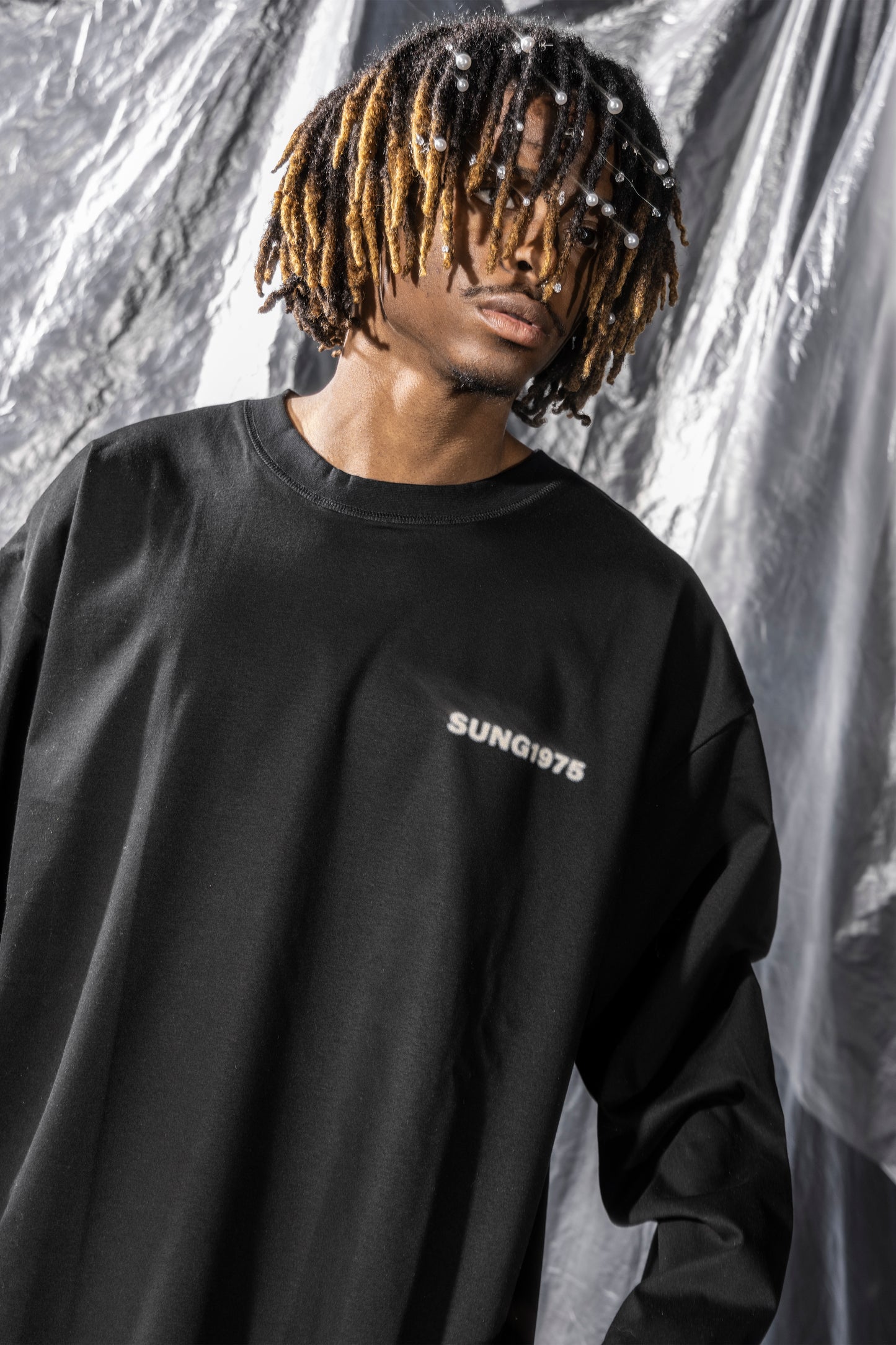 SPRAY LIKE LOGO LONG T SHIRT