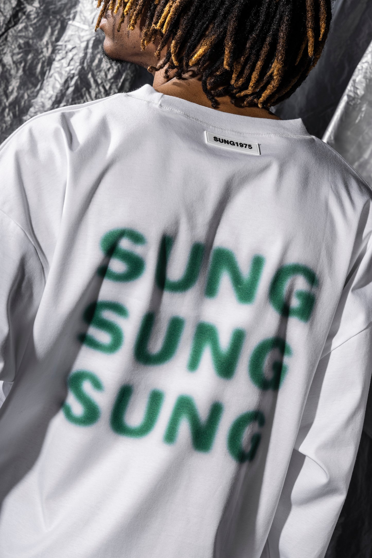 SPRAY LIKE LOGO LONG T SHIRT