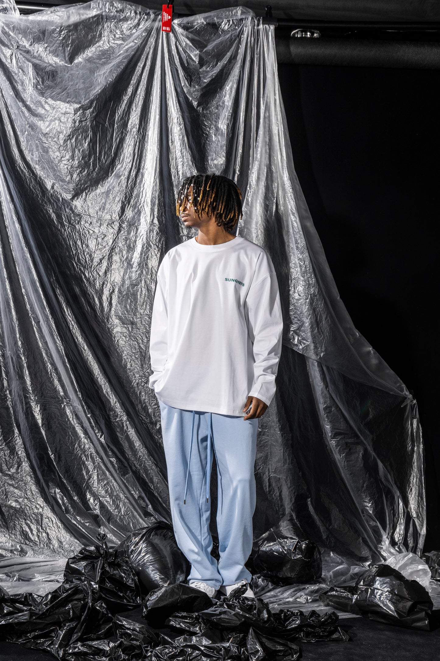 SPRAY LIKE LOGO LONG T SHIRT