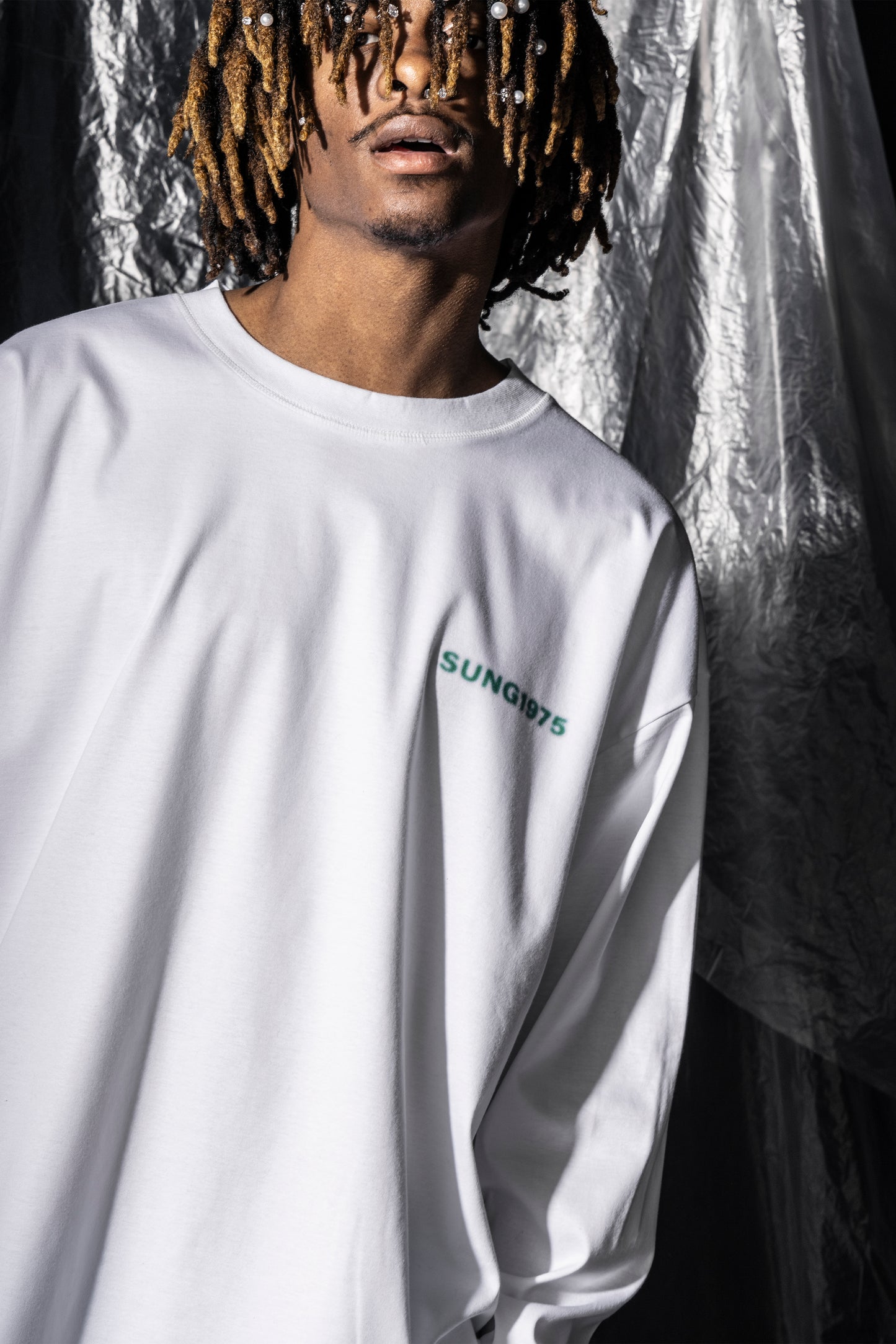 SPRAY LIKE LOGO LONG T SHIRT