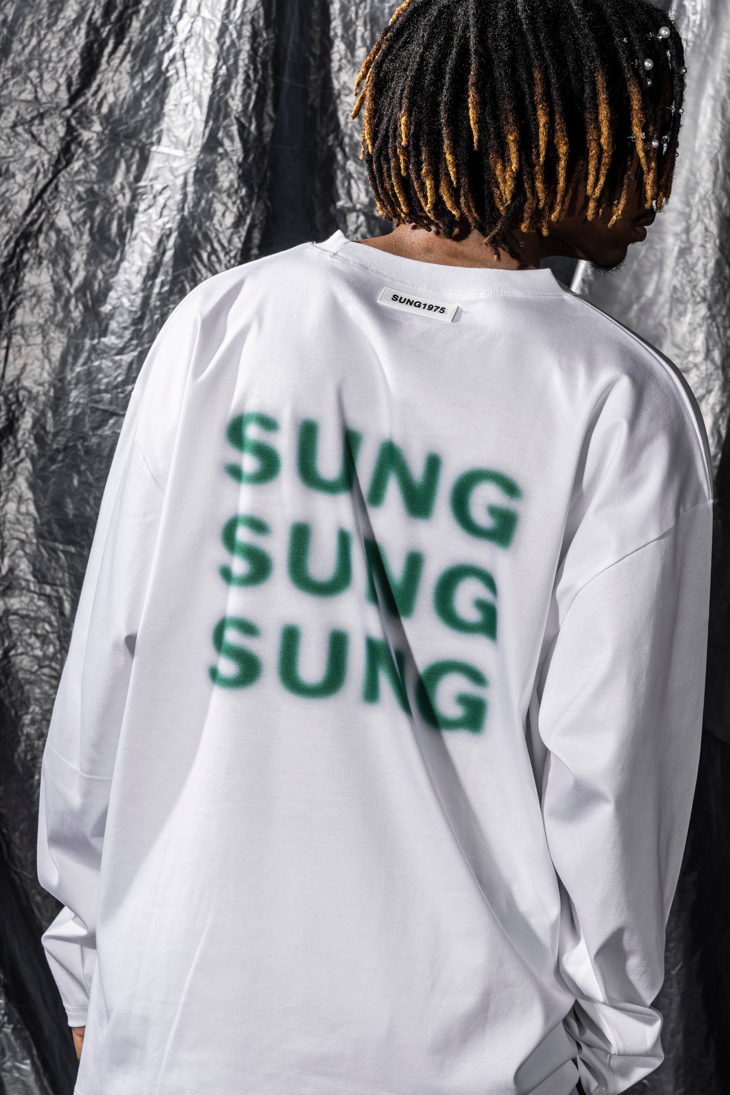SPRAY LIKE LOGO LONG T SHIRT