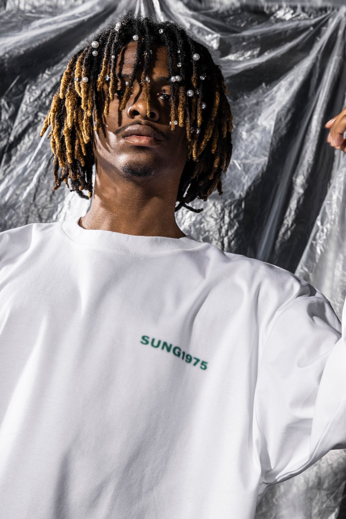 SPRAY LIKE LOGO LONG T SHIRT